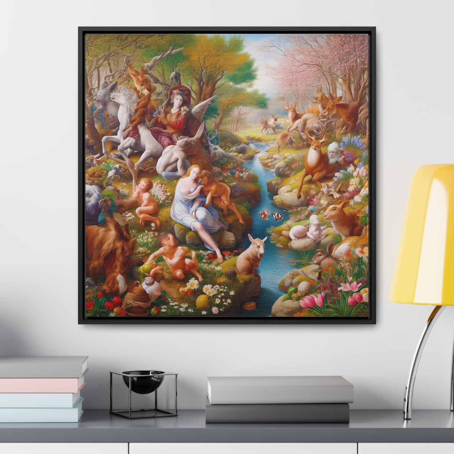 Framed Gallery Canvas Wrap - Spring 111