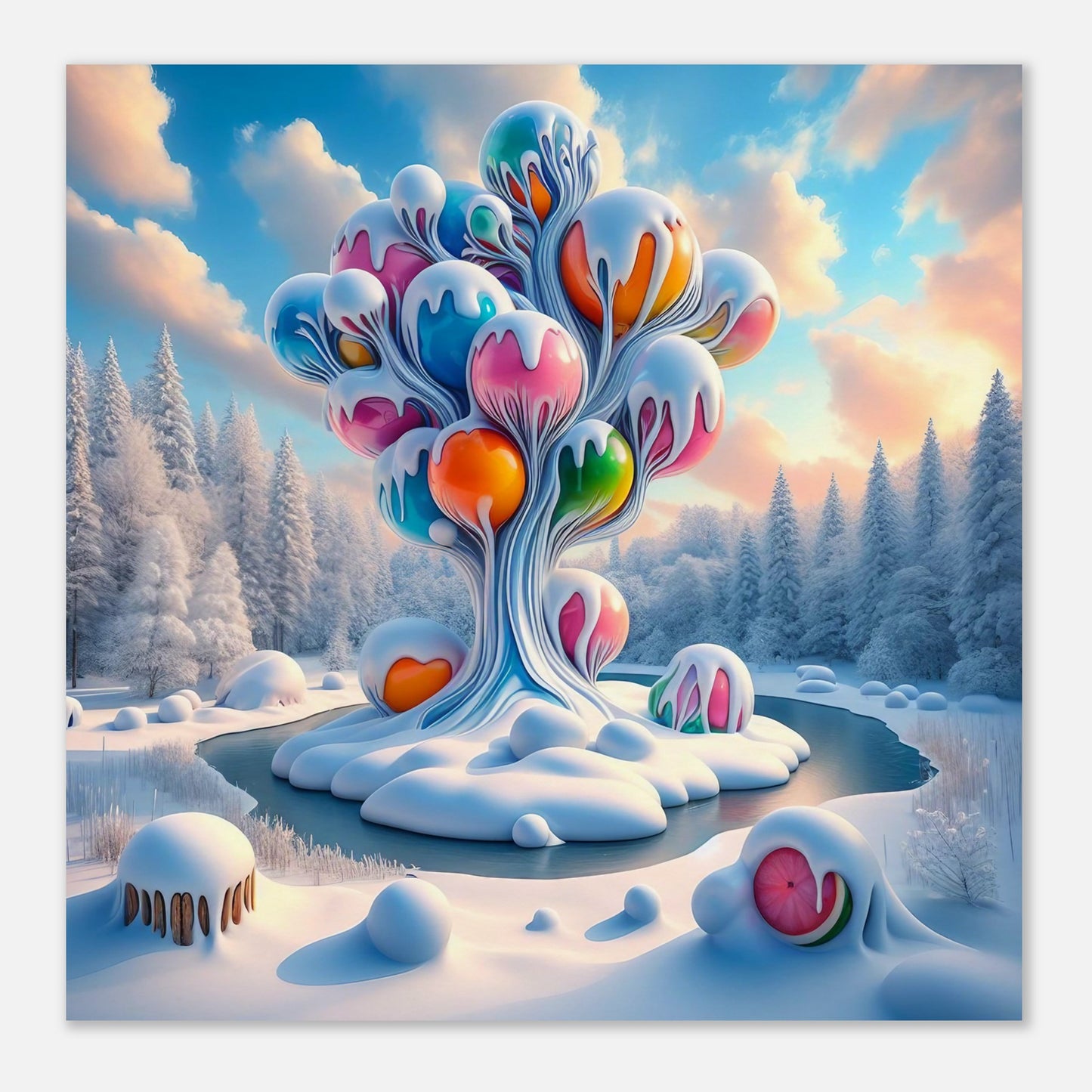 Wall Art - Winter 78 - Ball sculpture