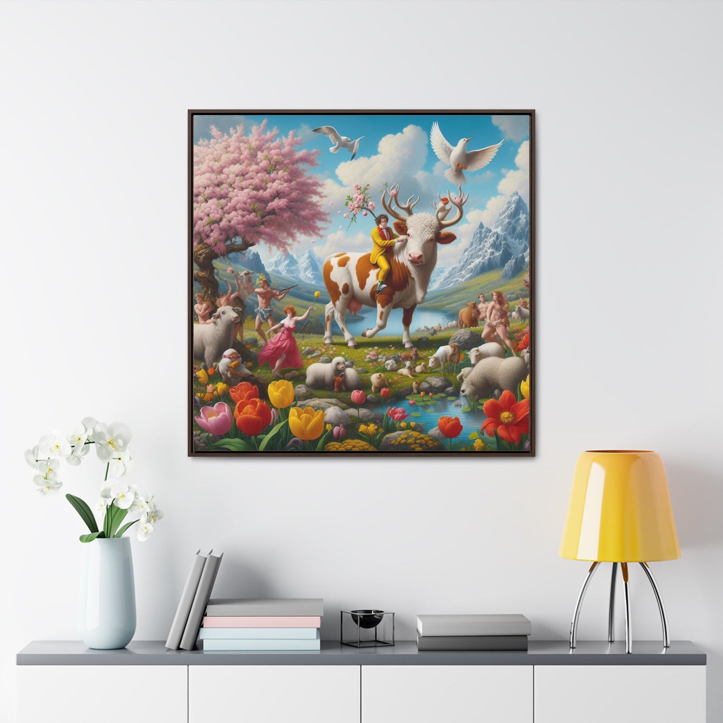 Framed Gallery Canvas Wrap - Spring 28