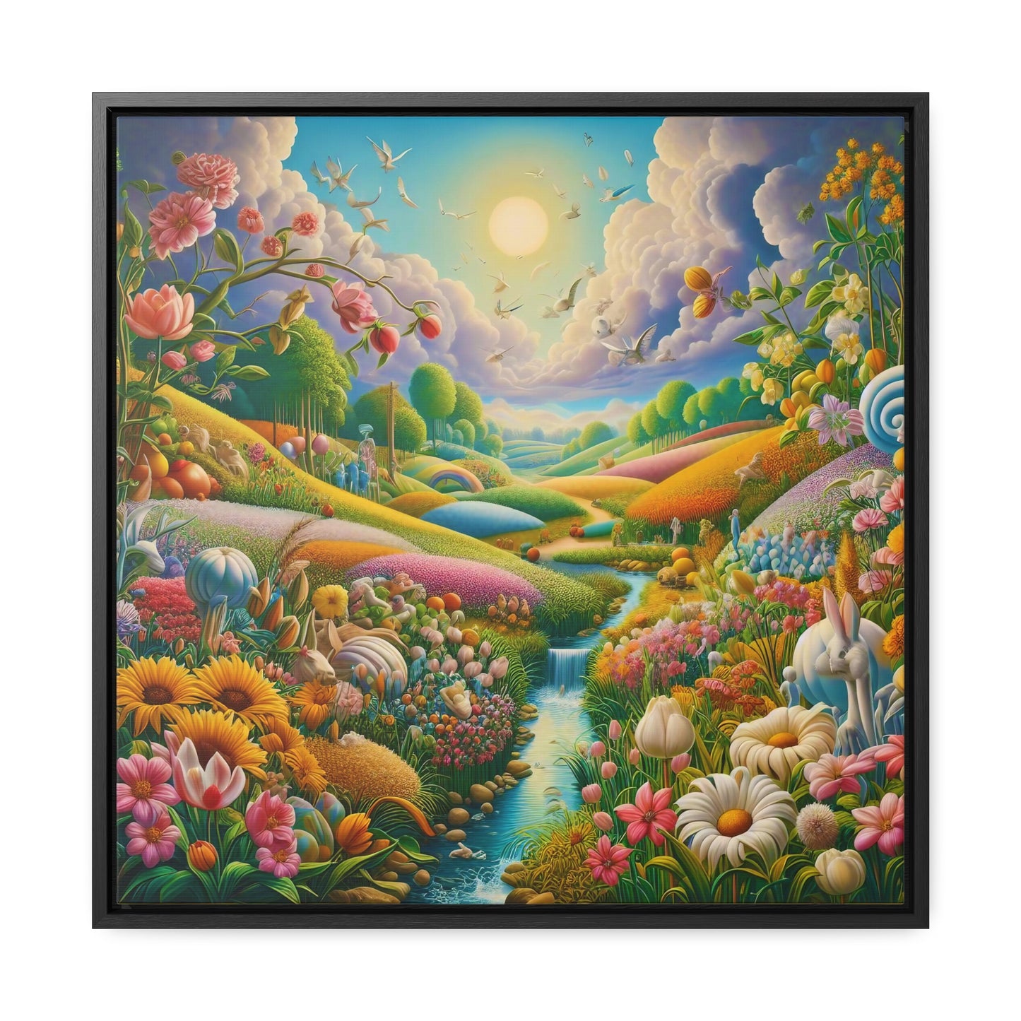 Framed Gallery Canvas Wrap - Spring 107