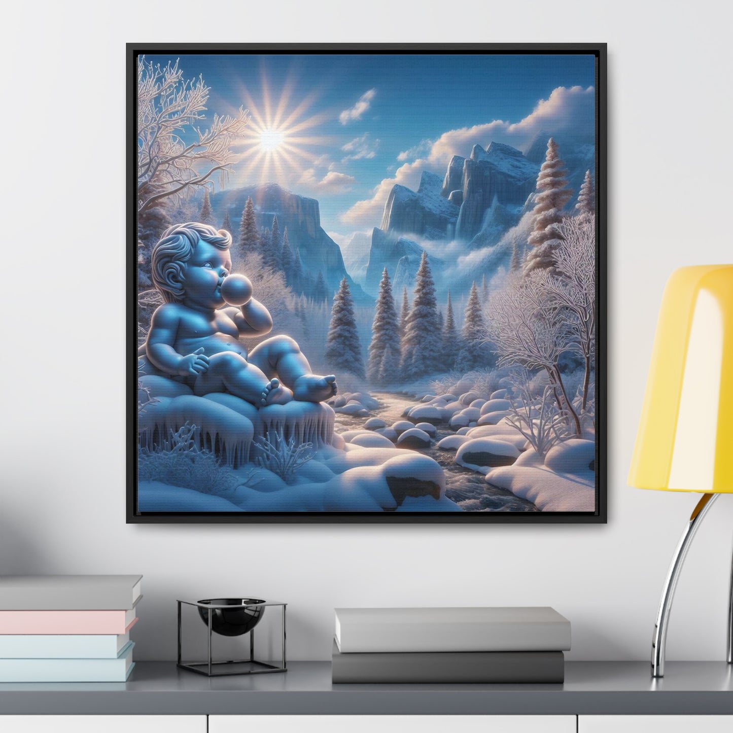 Framed Gallery Canvas Wrap - Winter 119