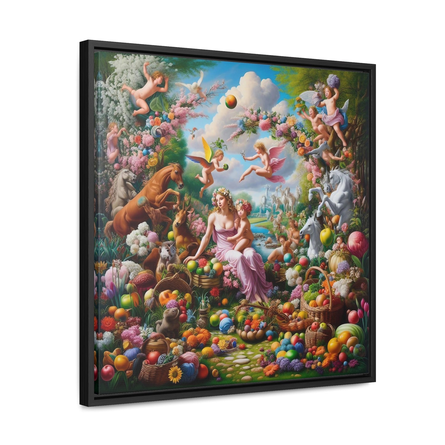 Framed Gallery Canvas Wrap - Spring 6