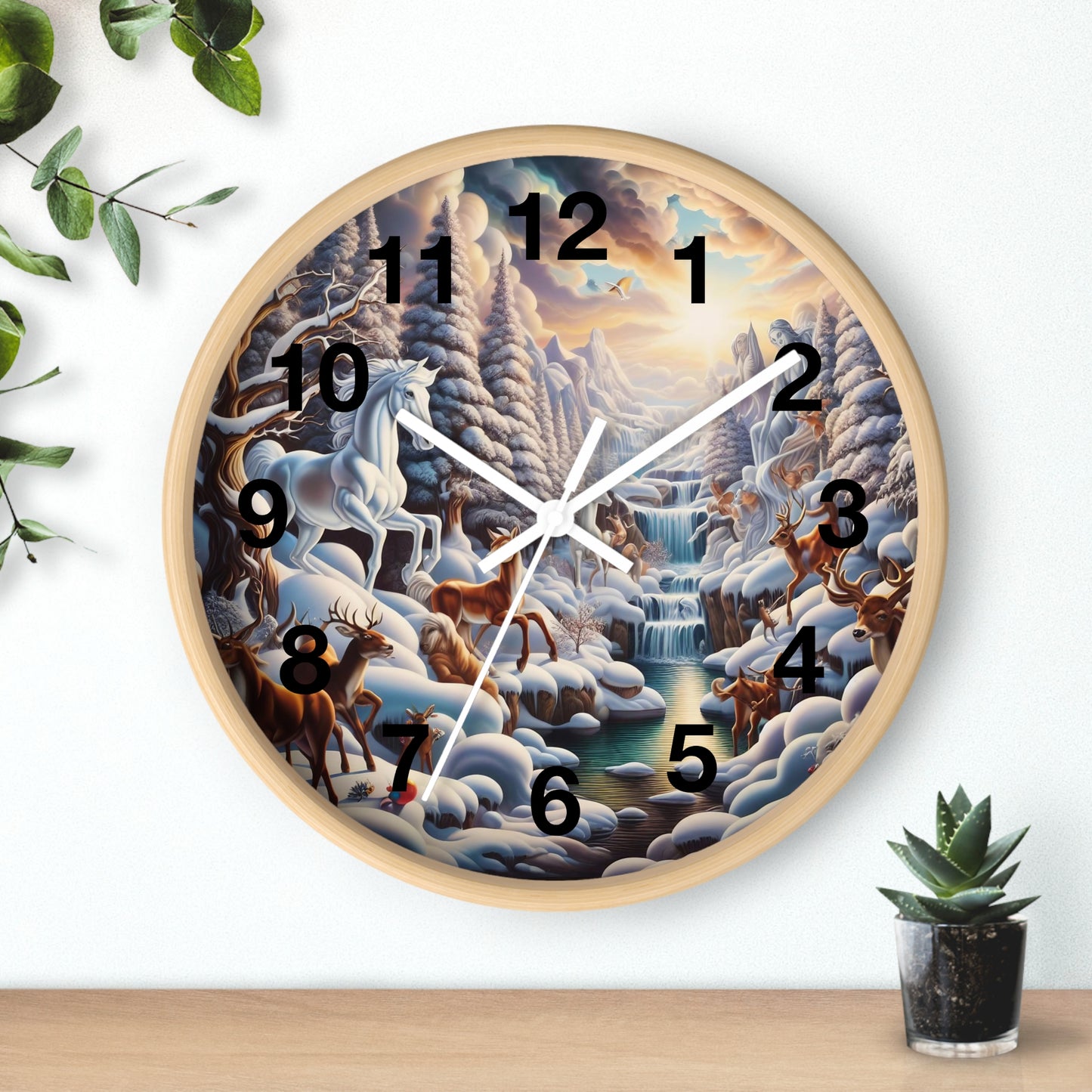 Wall Clock - Winter 116