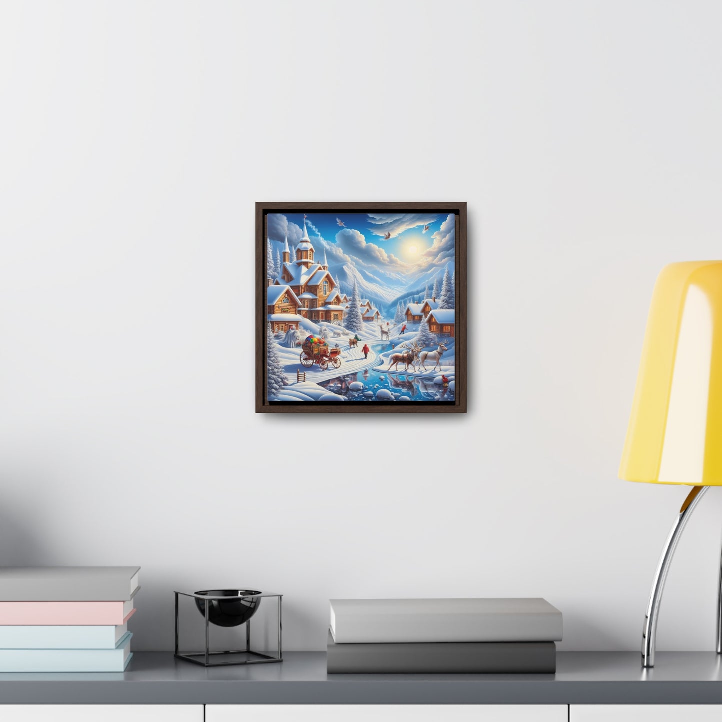 Framed Gallery Canvas Wrap - Winter 115