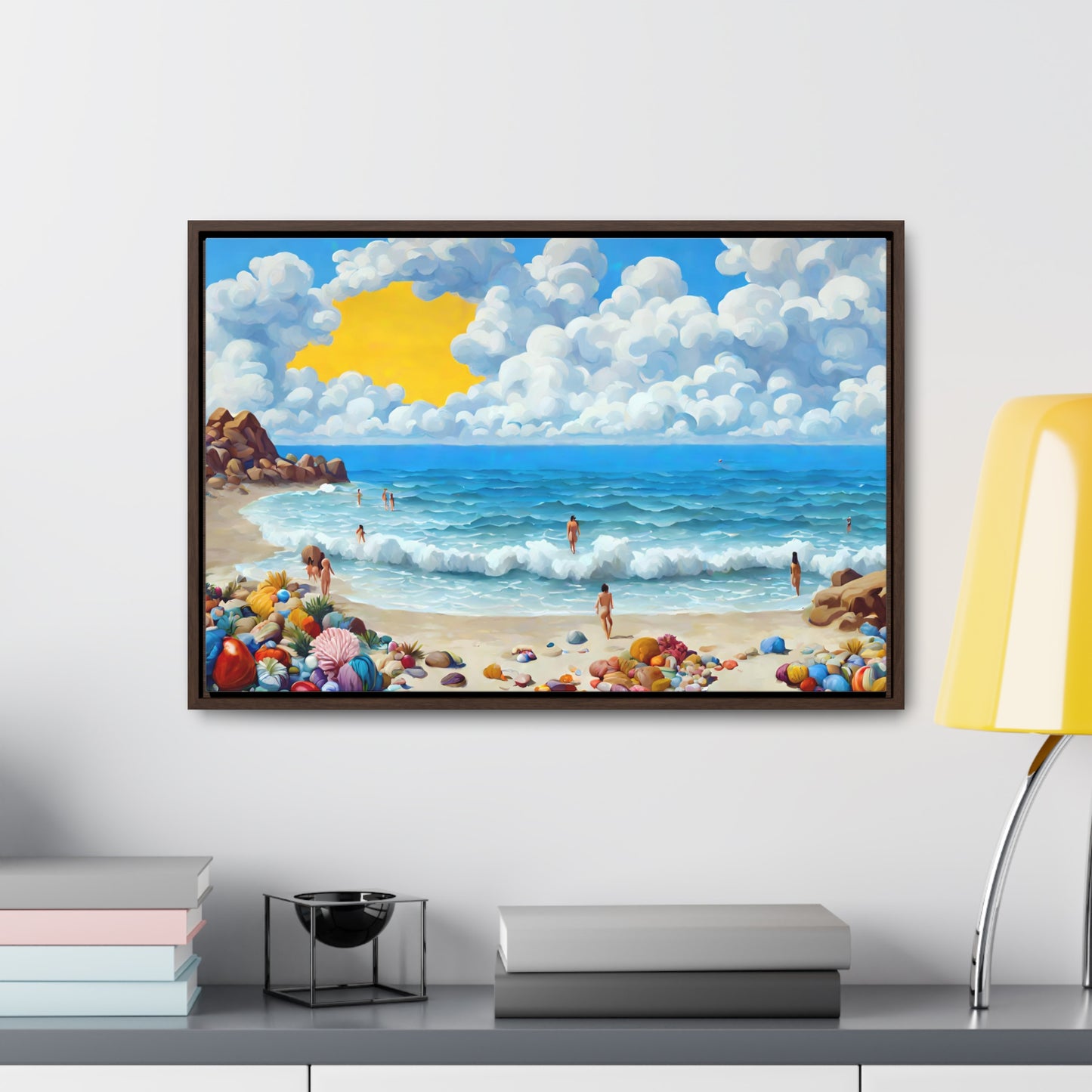 Framed Canvas Gallery Wrap - Beach 2022