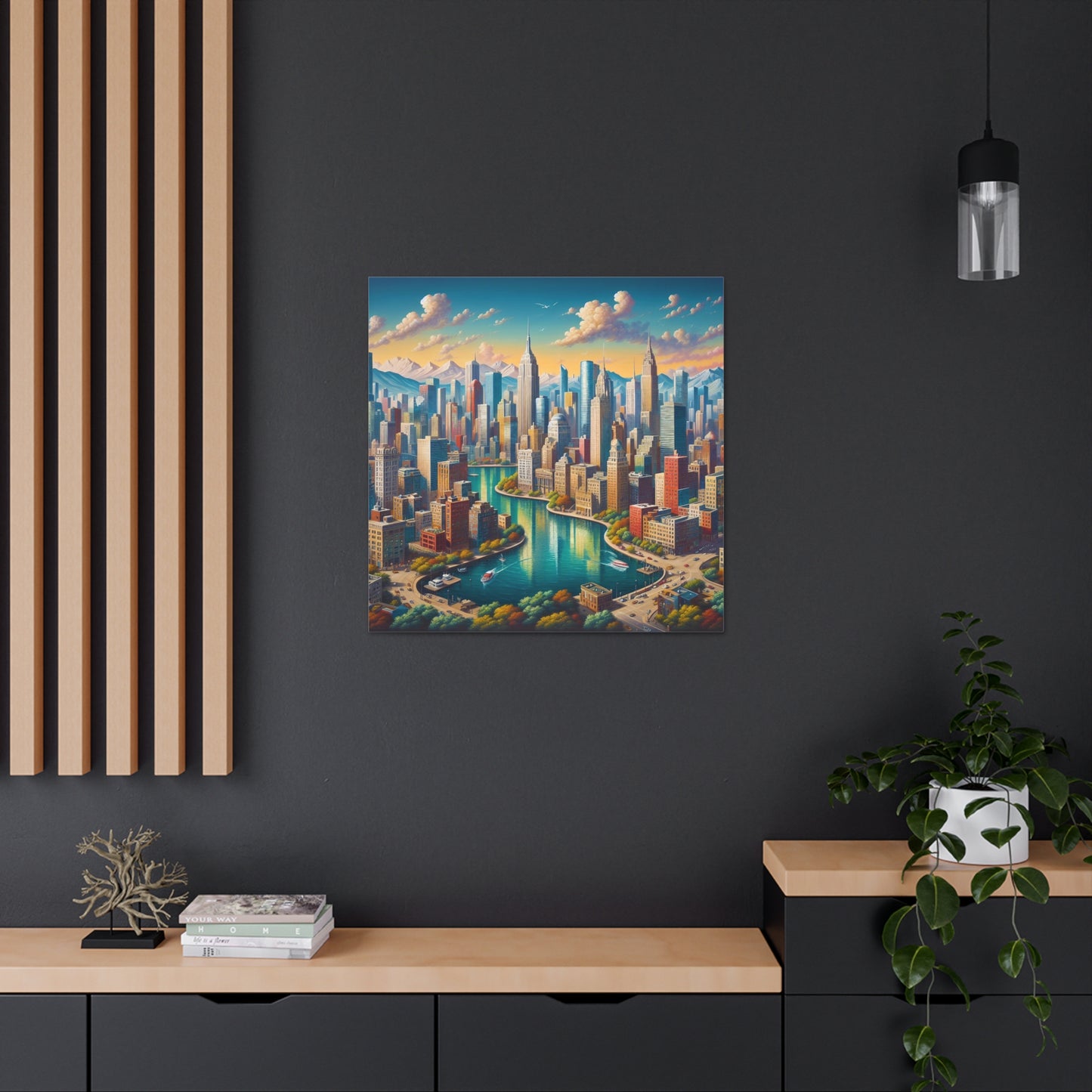 Canvas Gallery Wrap - City 1