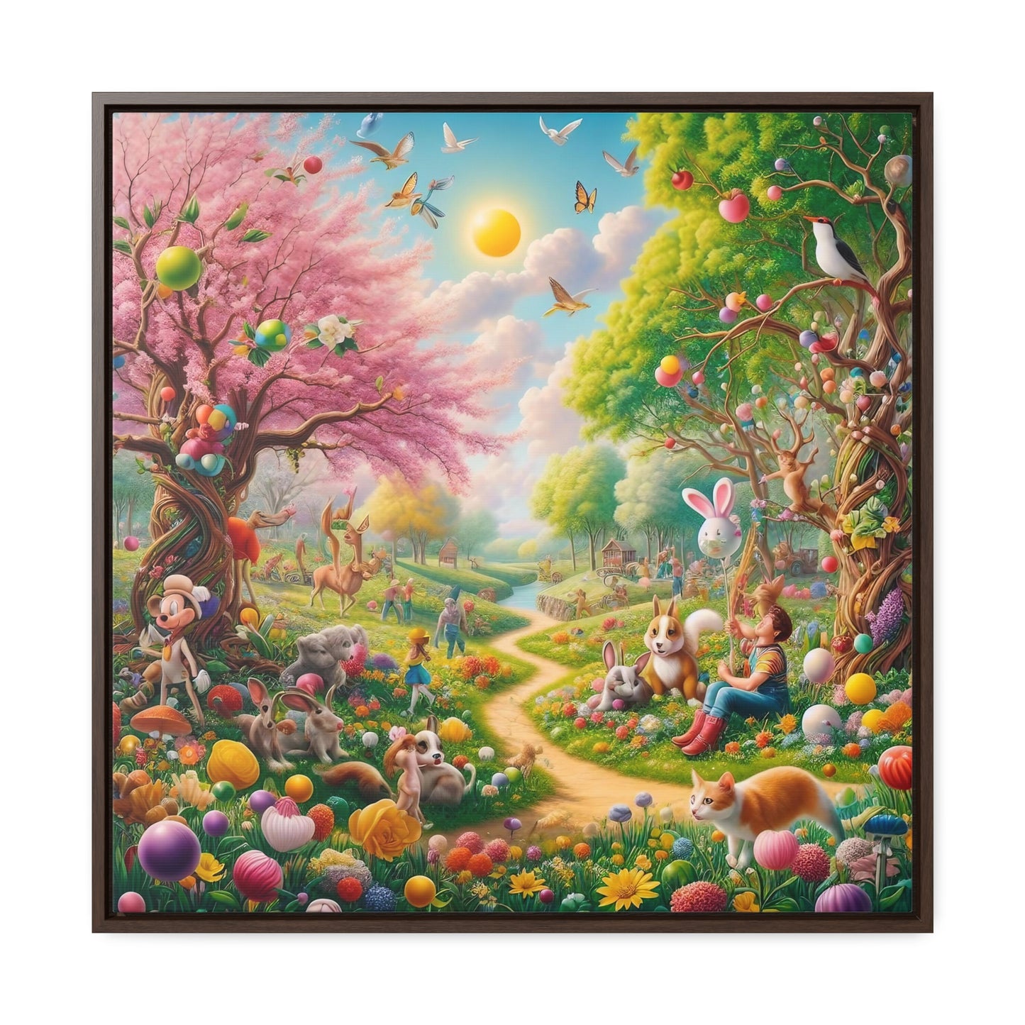 Framed Gallery Canvas Wrap - Spring 126