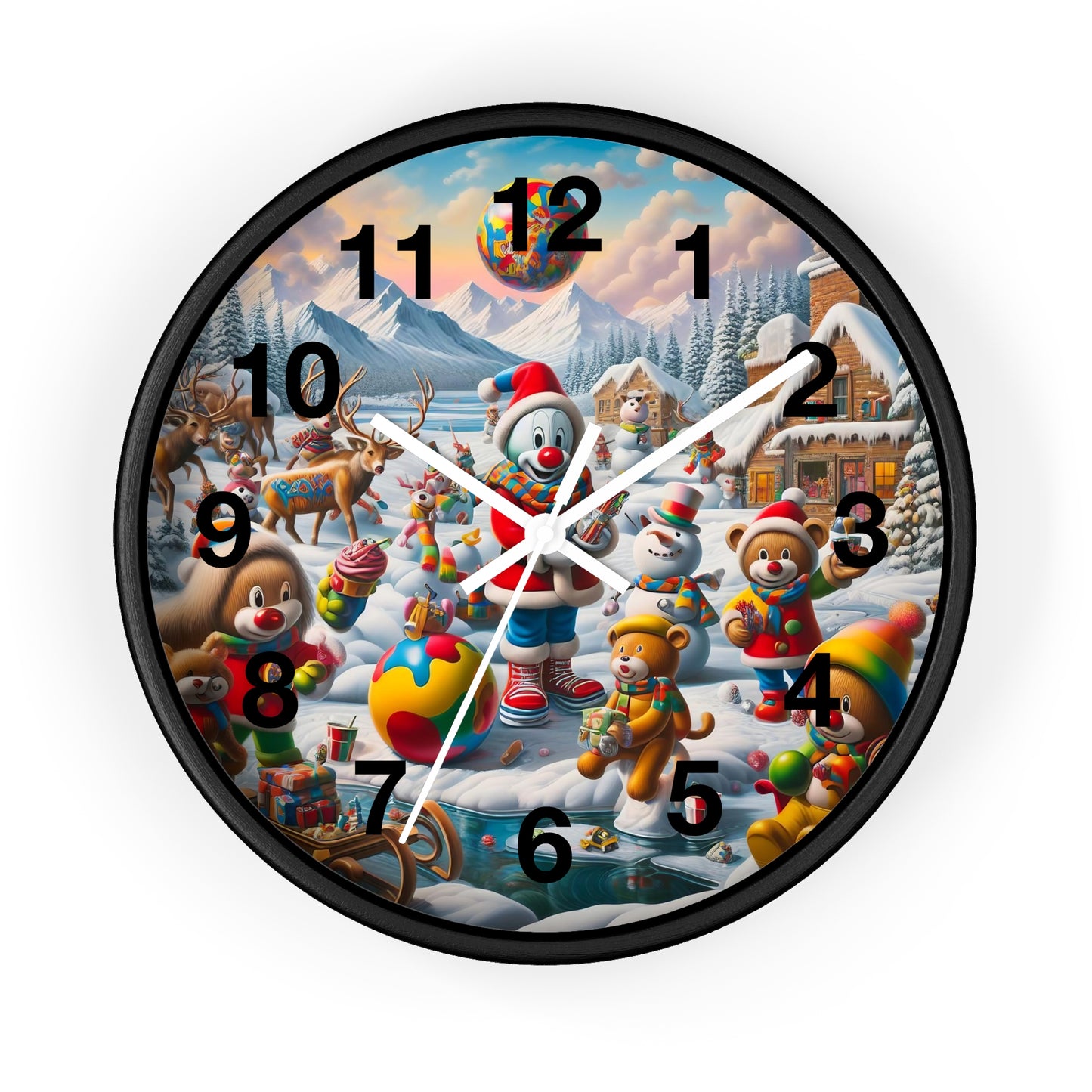 Wall Clock - Winter 108