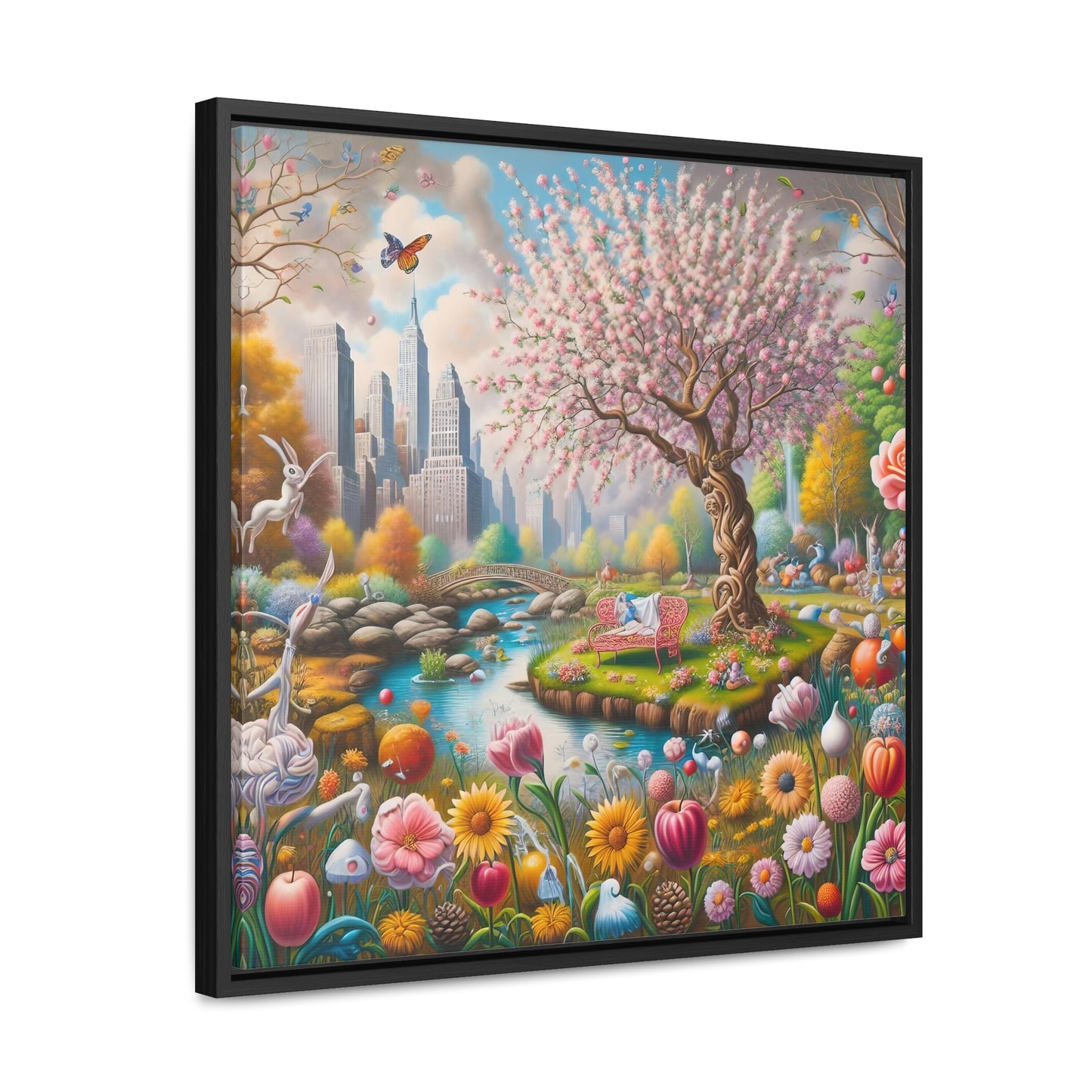 Framed Gallery Canvas Wrap - Spring 135