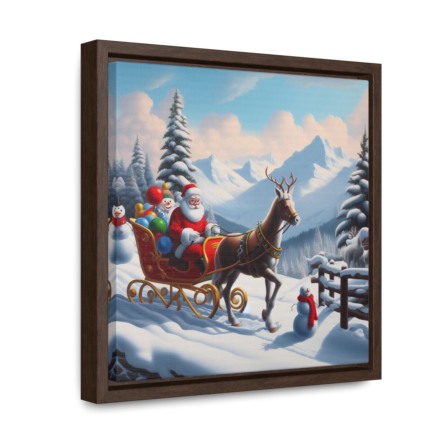 Framed Gallery Canvas Wrap - Winter 125