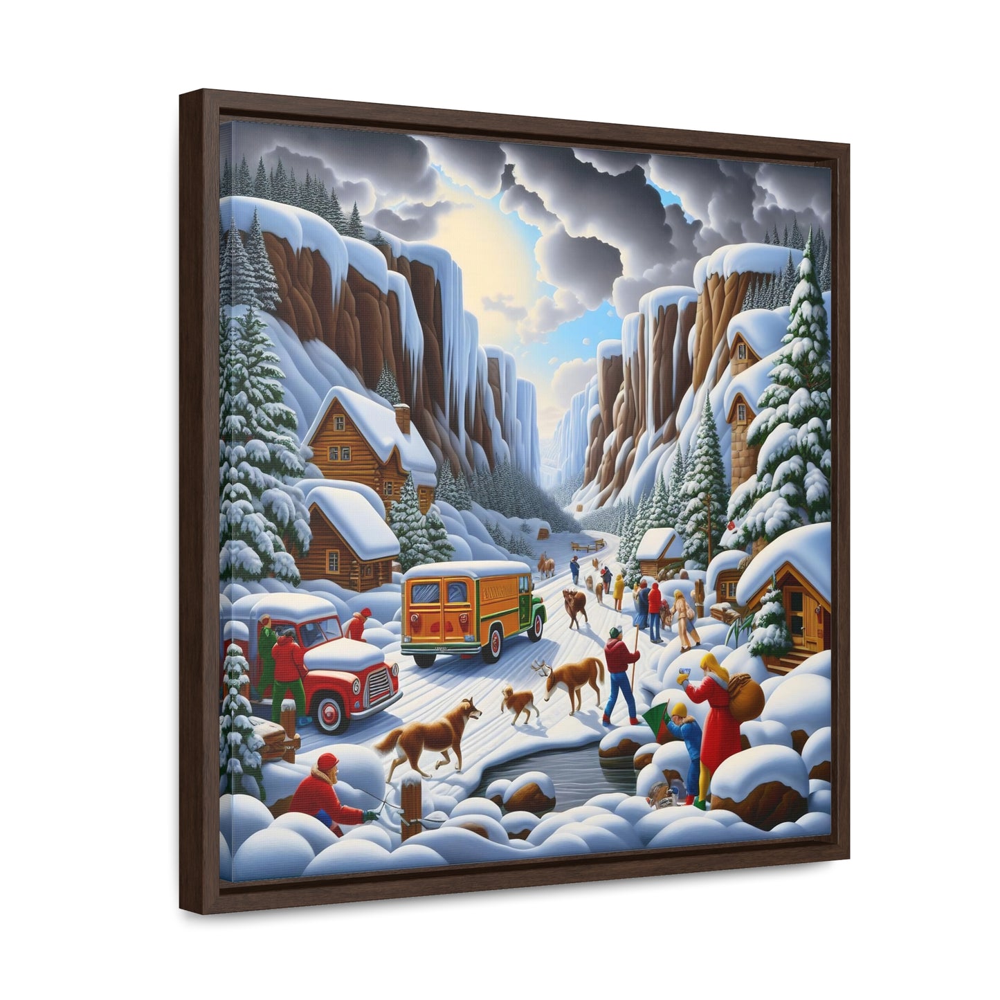 Framed Gallery Canvas Wrap - Winter 120