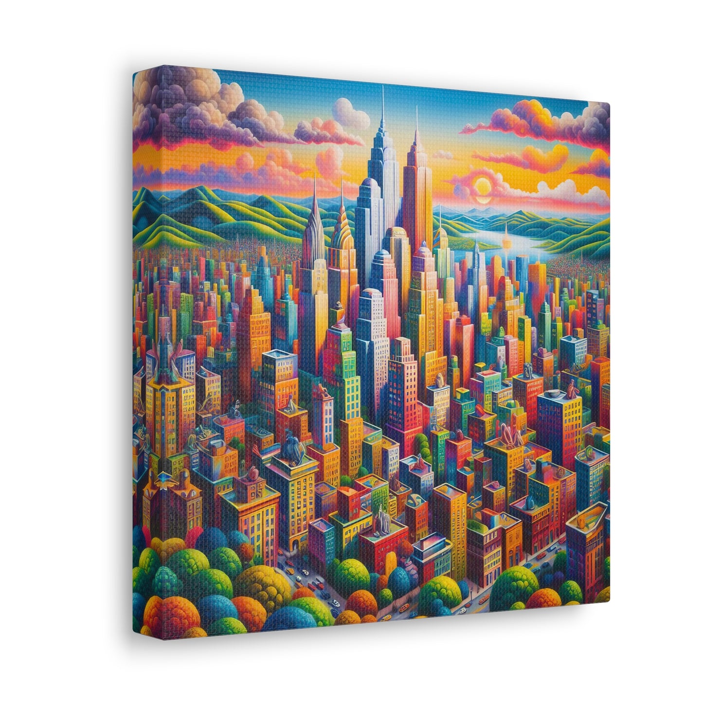 Canvas Gallery Wrap - City 16