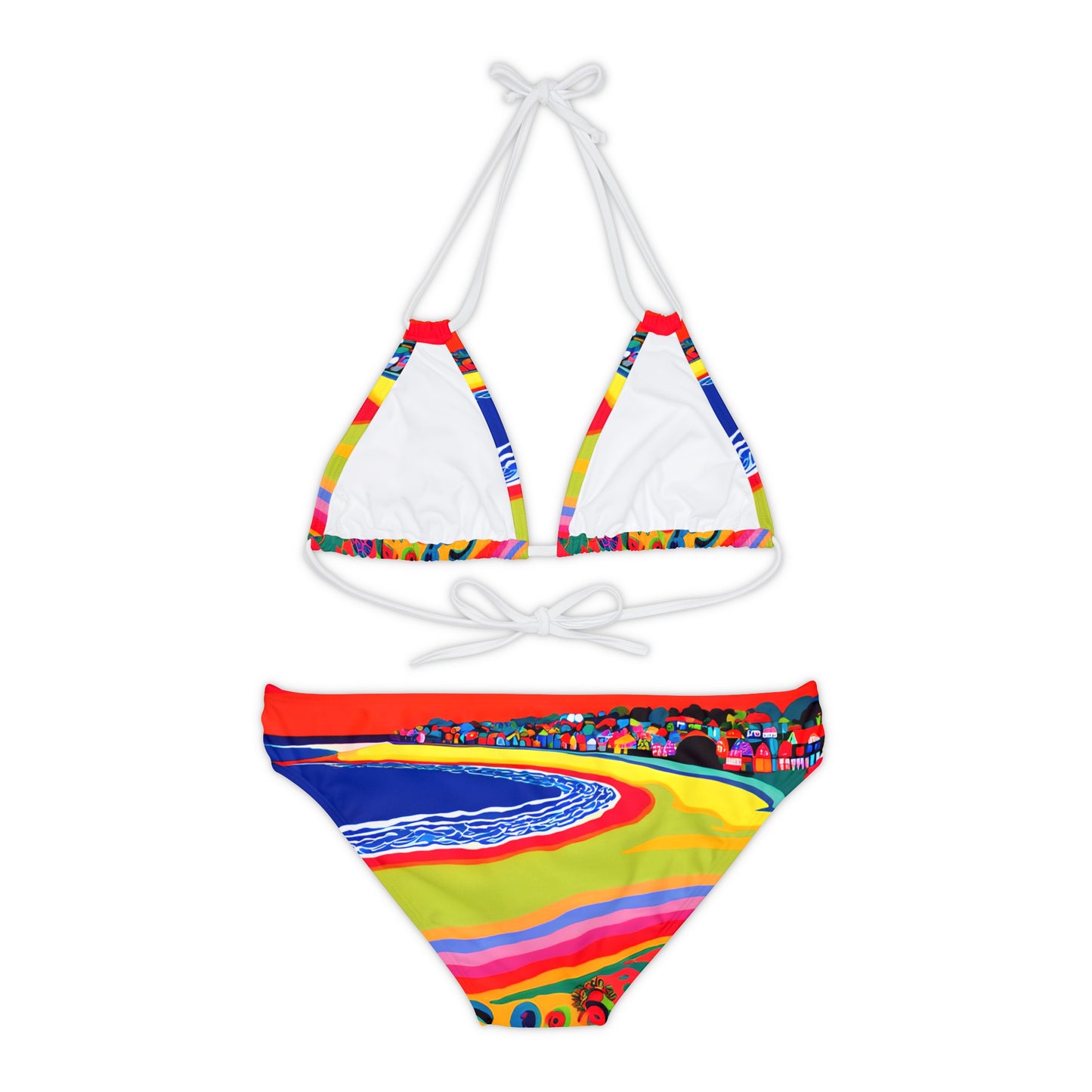 Strappy Bikini Set - Beach 15001