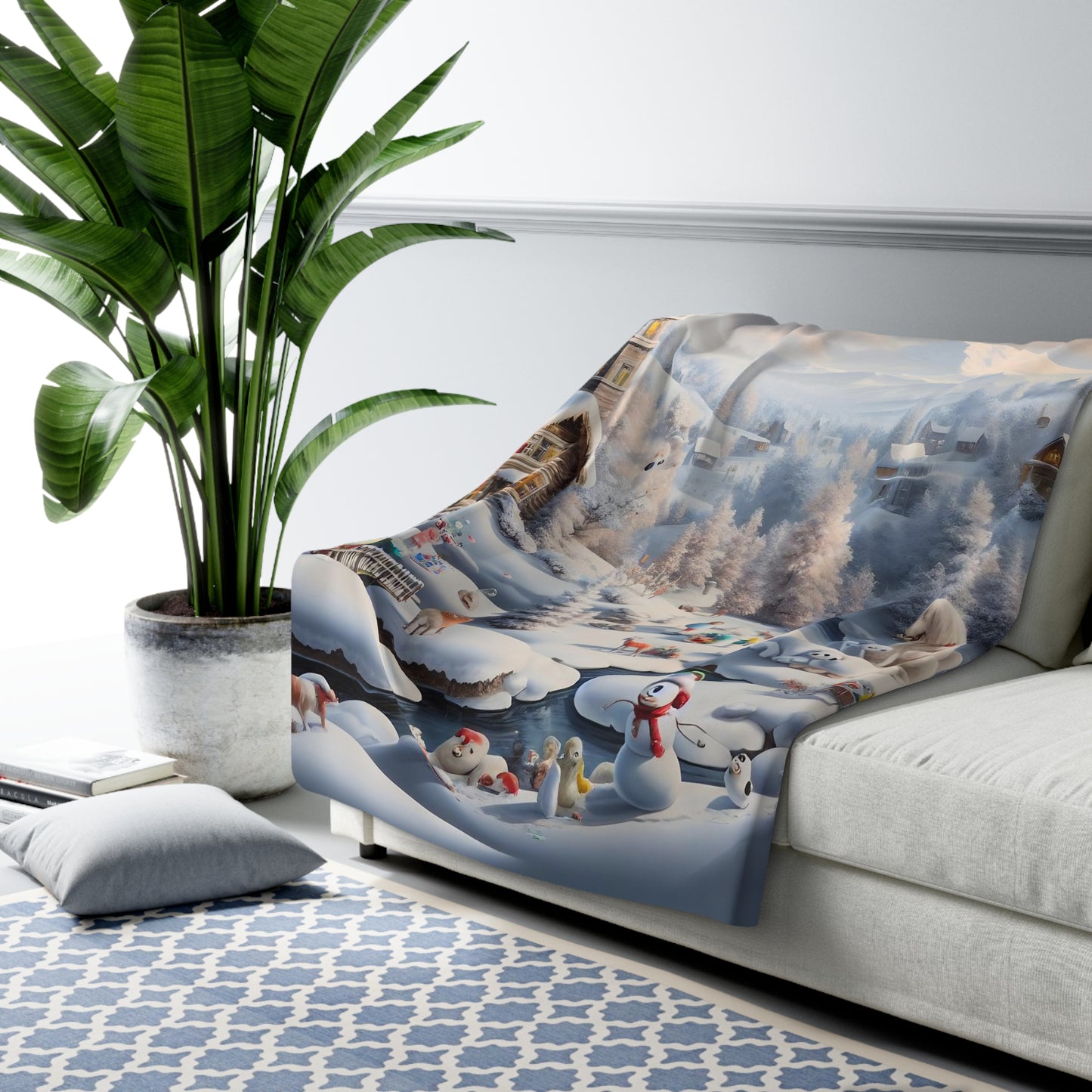 Sherpa Fleece Blanket - Winter 104