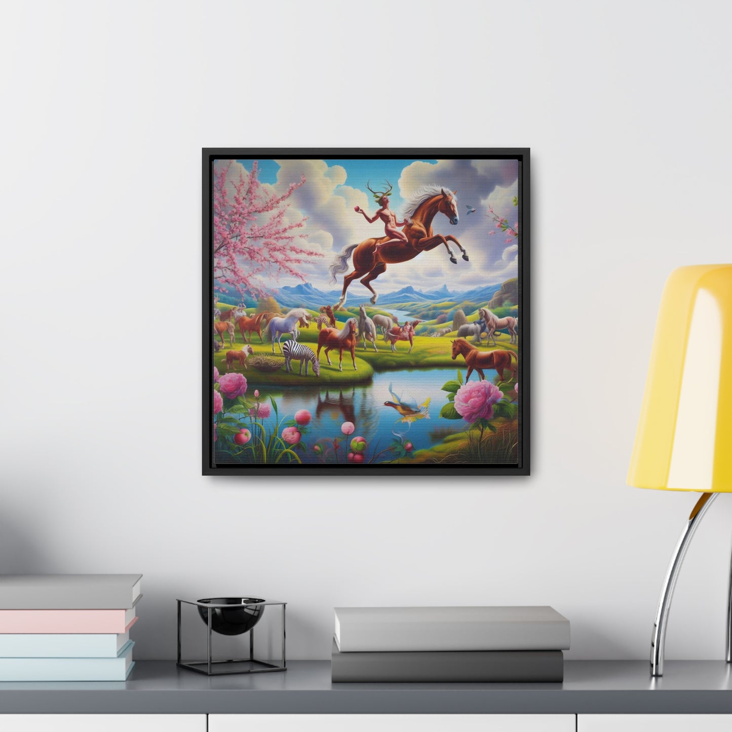 Framed Gallery Canvas Wrap - Spring 118