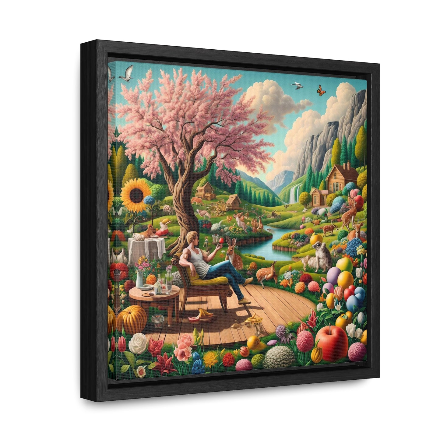 Framed Gallery Canvas Wrap - Spring 13