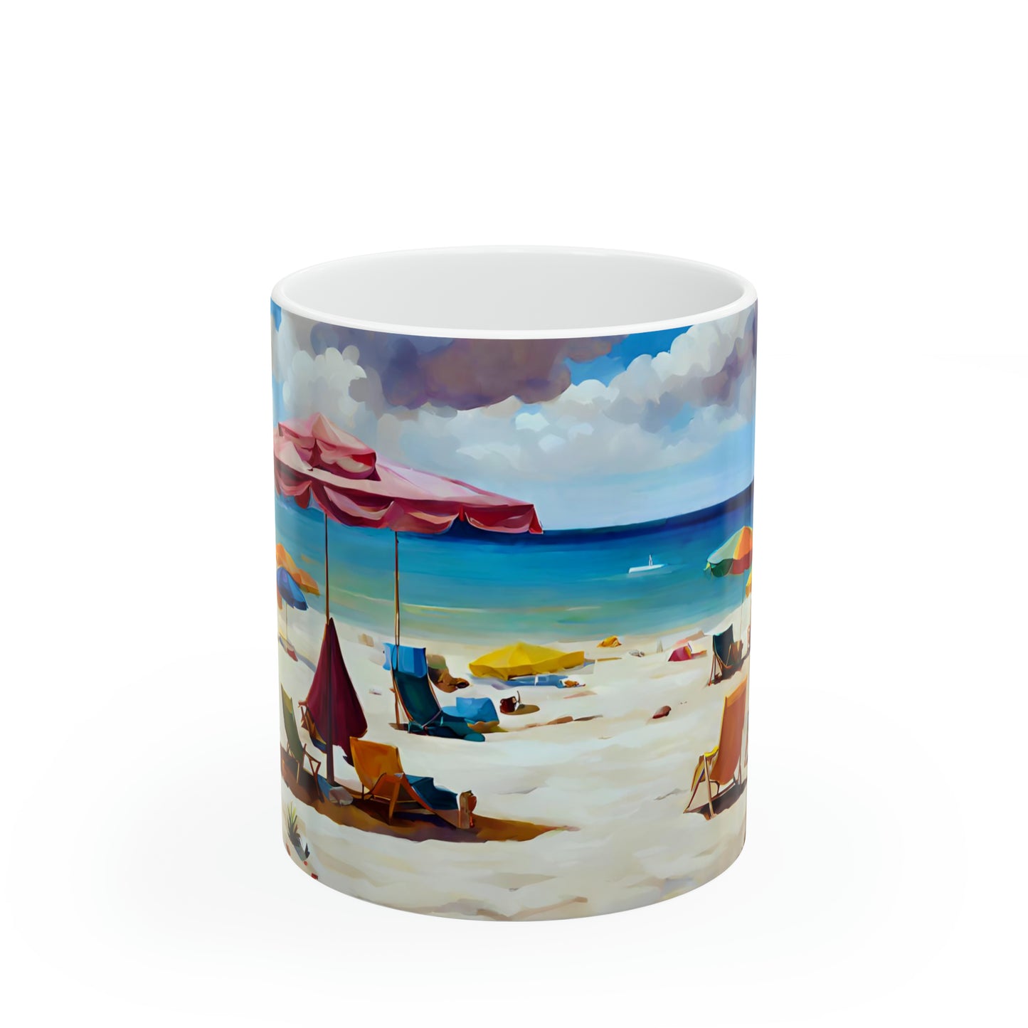 Ceramic Mug 11oz - Beach 2014