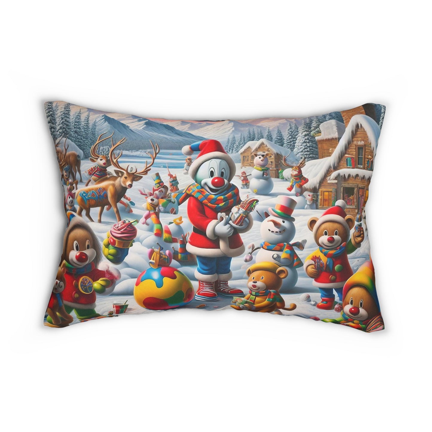 Spun Polyester Lumbar Pillow - Winter 108