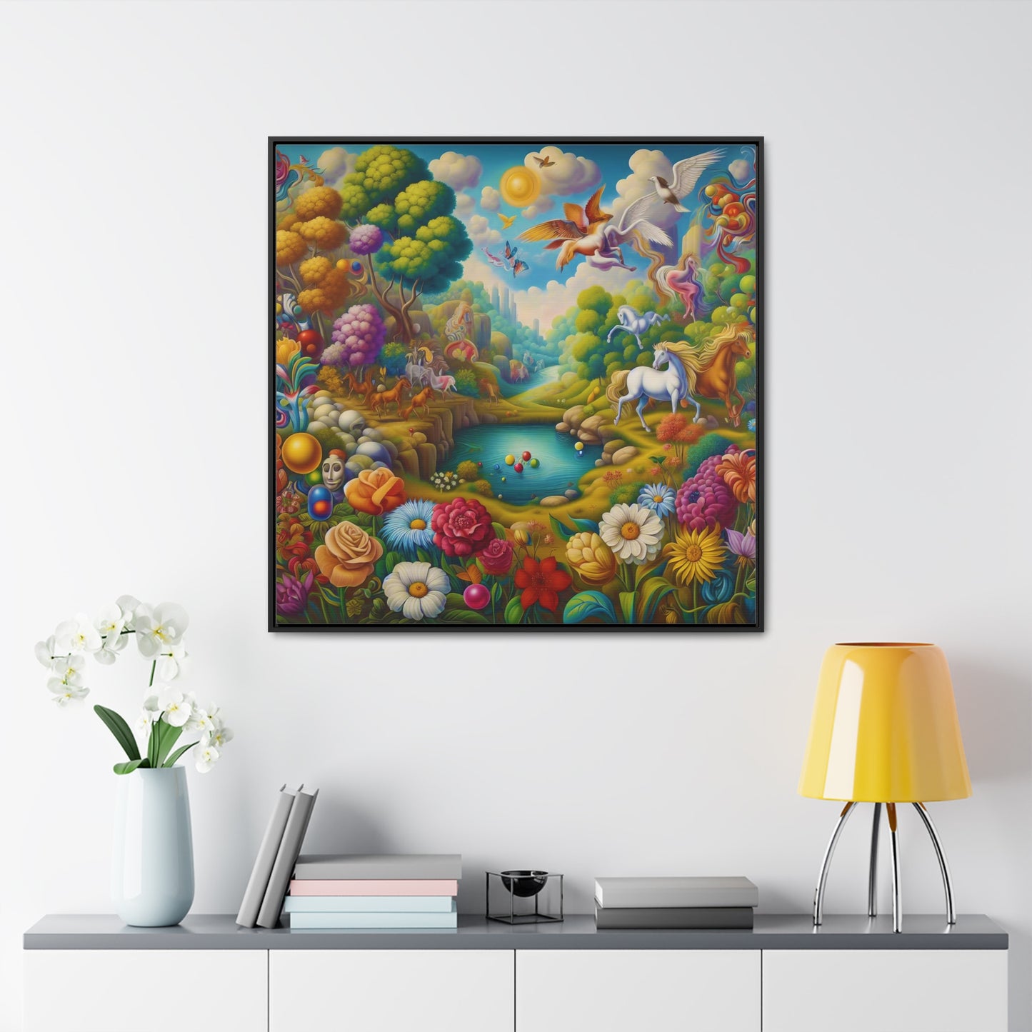 Framed Gallery Canvas Wrap - Spring 3