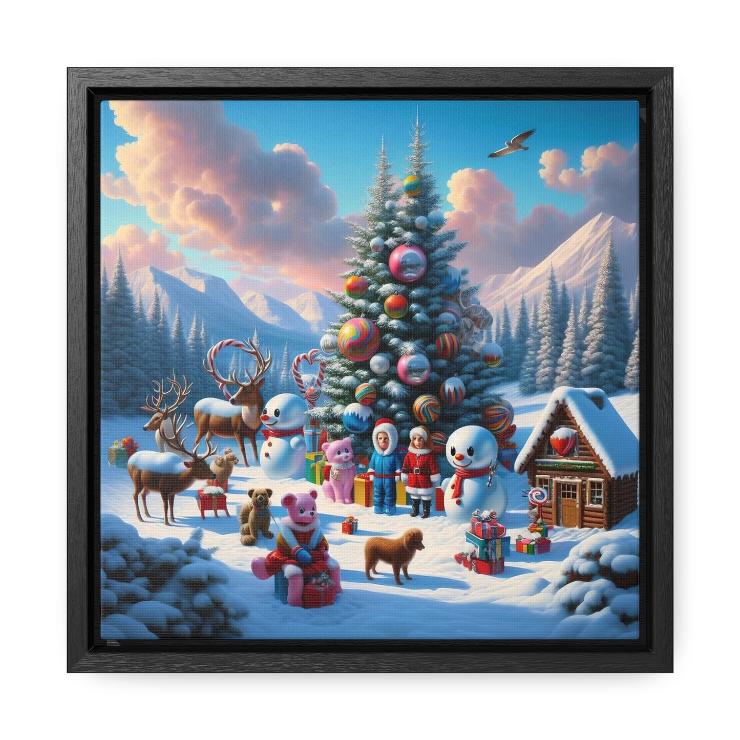 Framed Gallery Canvas Wrap - Winter 122