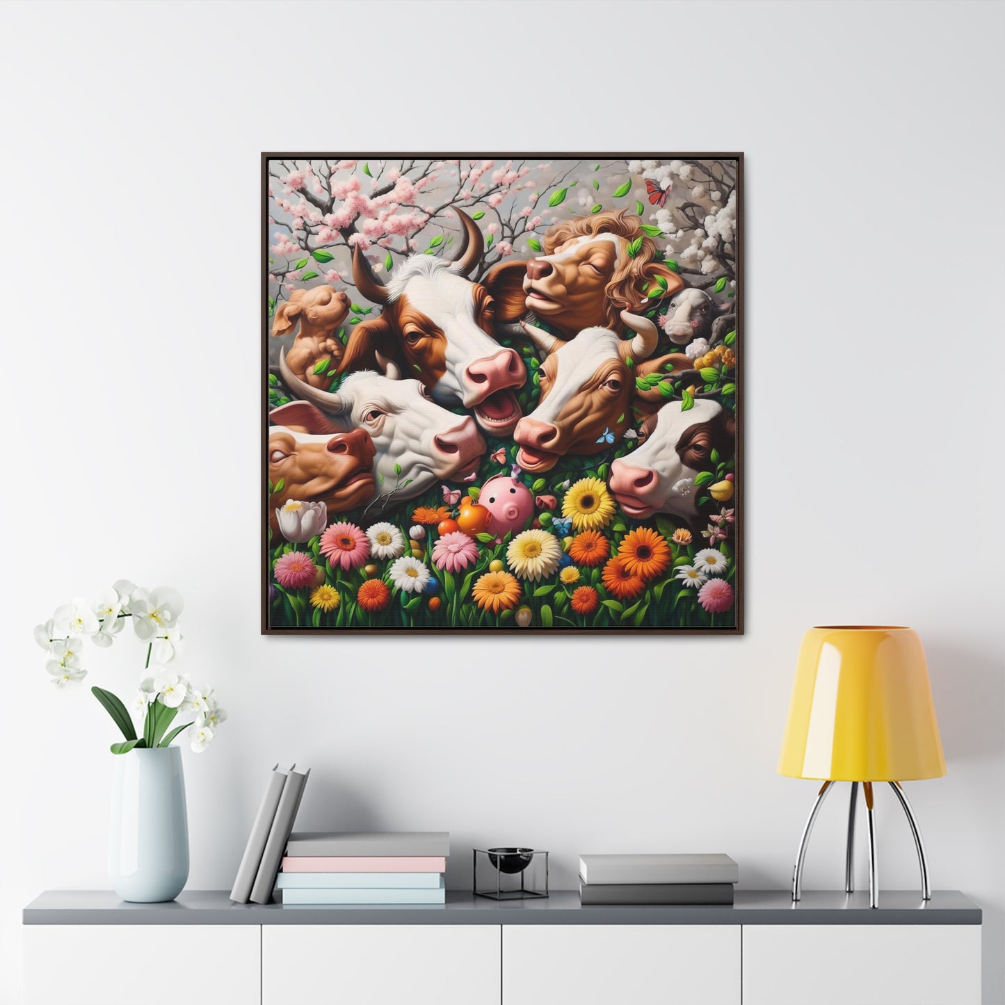 Framed Gallery Canvas Wrap - Spring 120