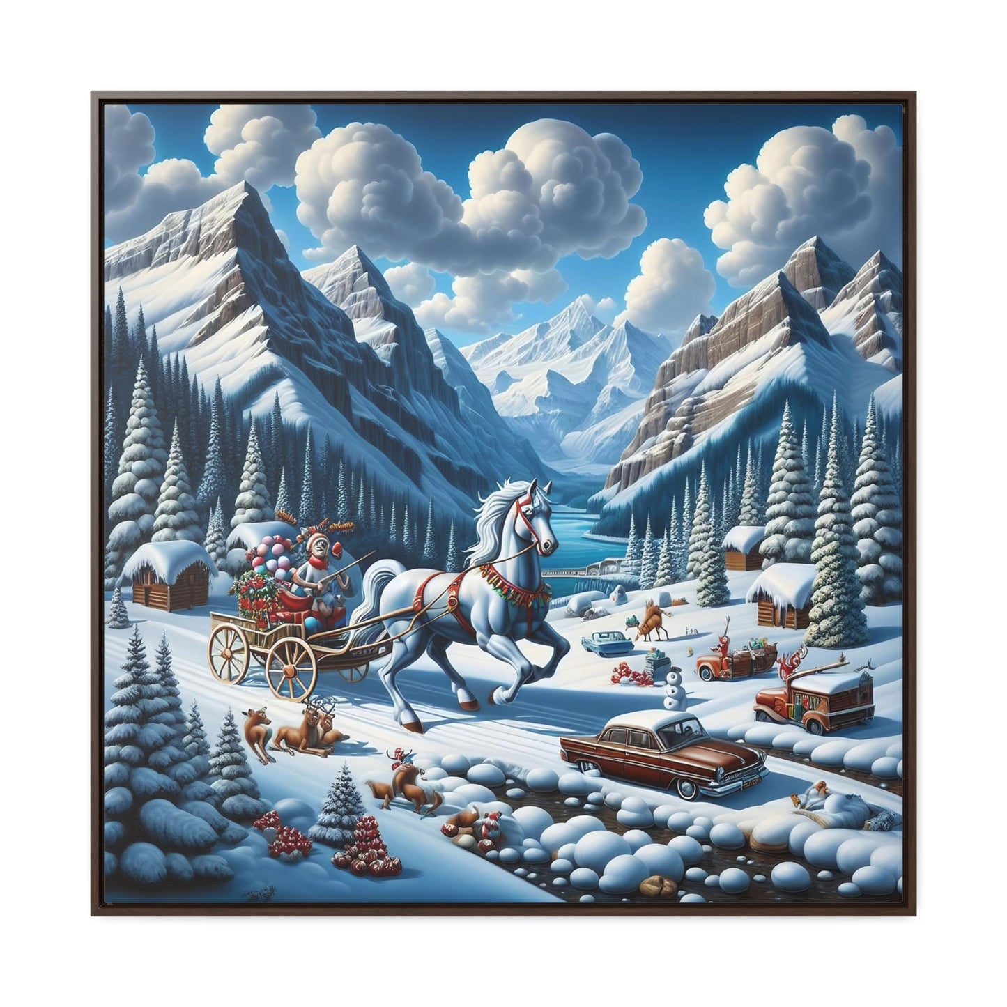 Framed Gallery Canvas Wrap - Winter 107