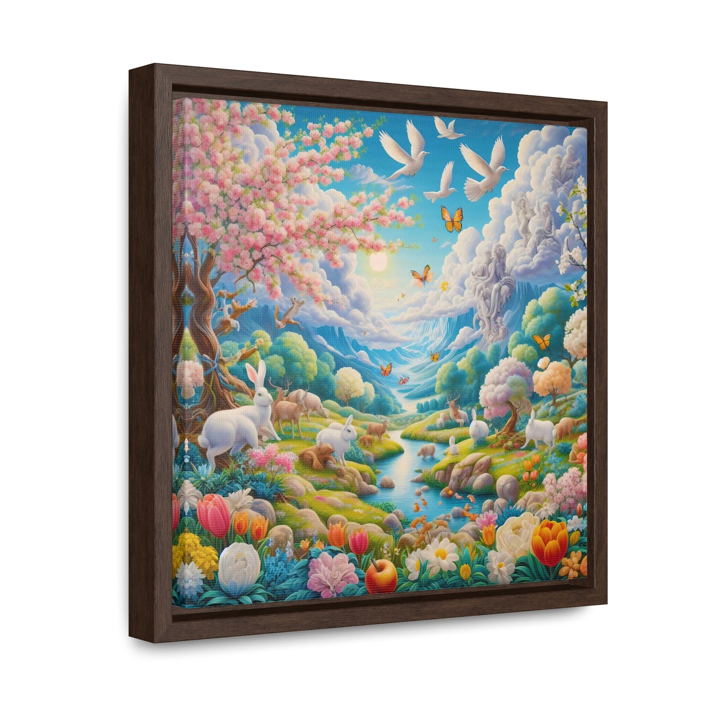 Framed Gallery Canvas Wrap - Spring 129