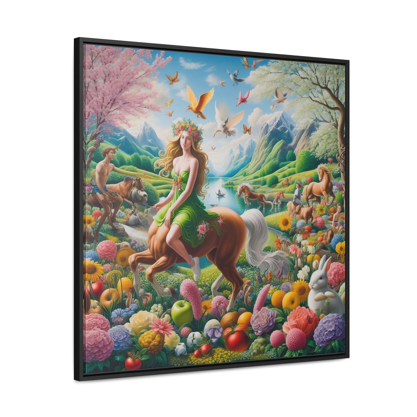 Framed Gallery Canvas Wrap - Spring 9