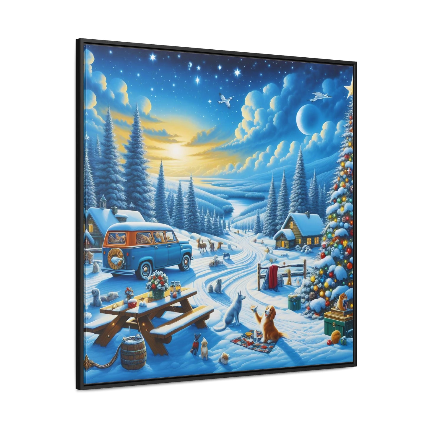 Framed Gallery Canvas Wrap - Winter 110