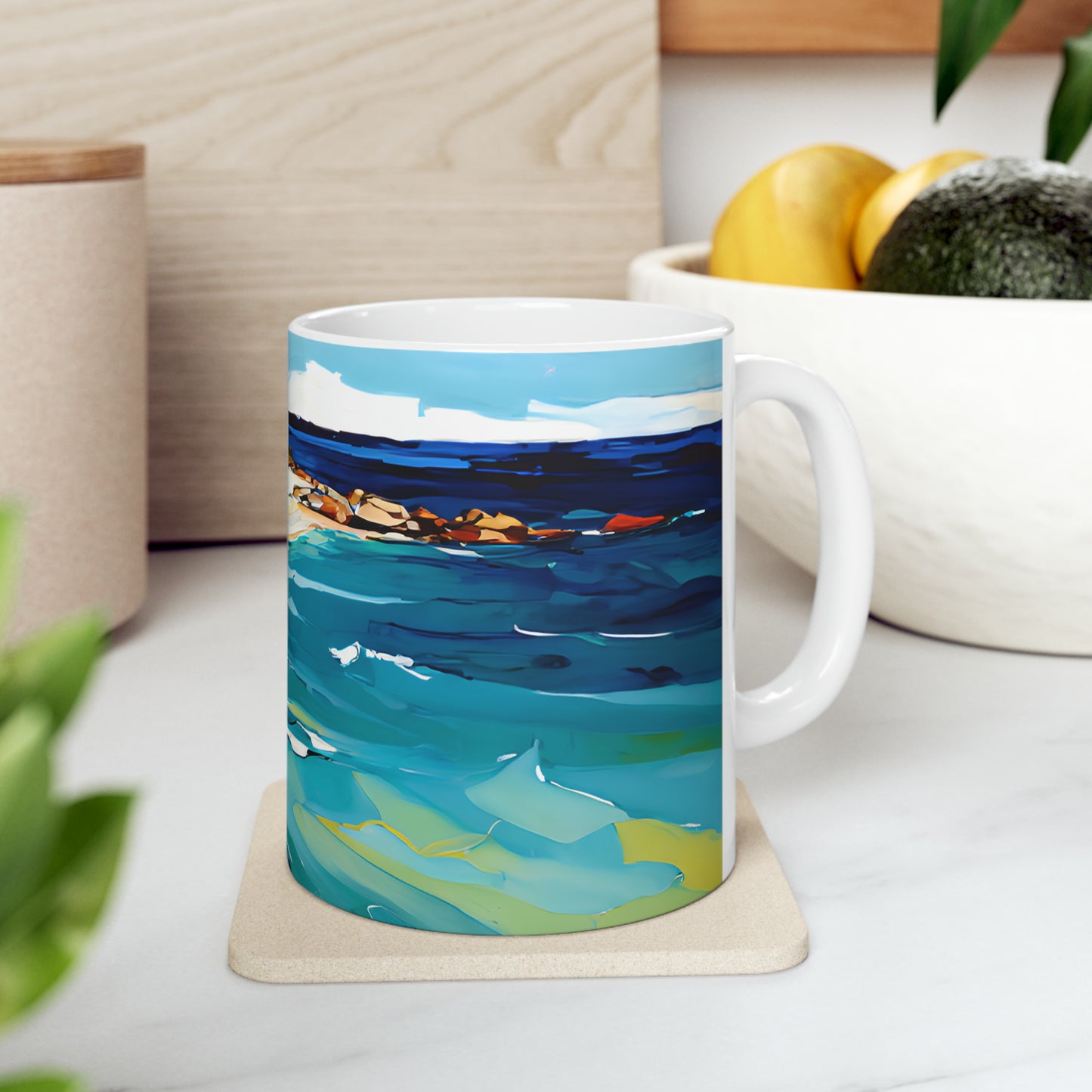 Ceramic Mug 11oz - Beach 11001