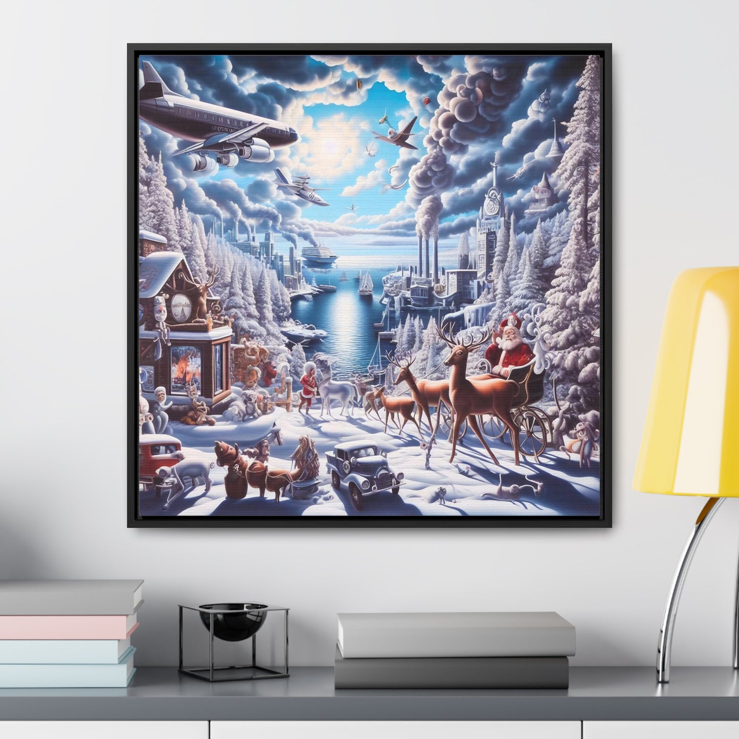 Framed Gallery Canvas Wrap - Winter 114