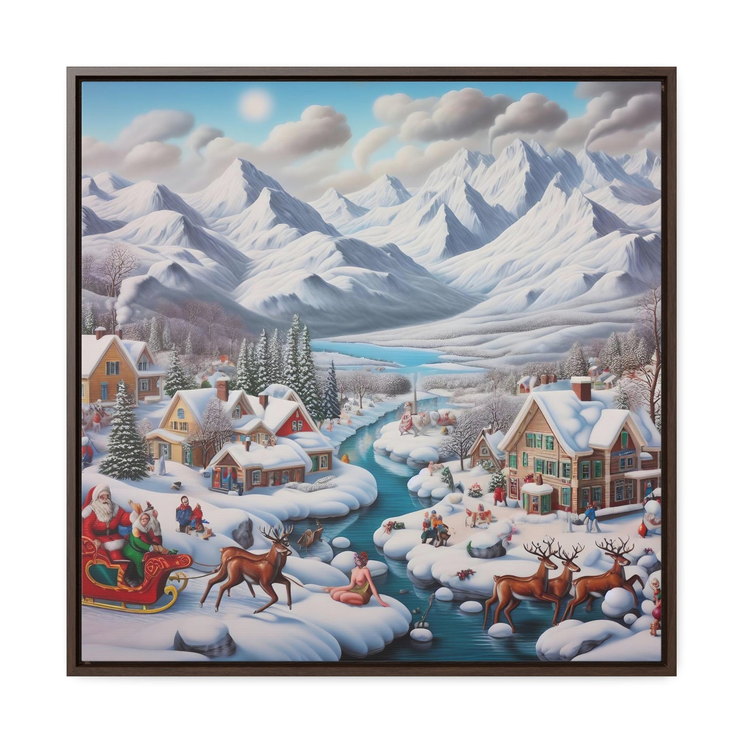 Framed Gallery Canvas Wrap - Winter 109