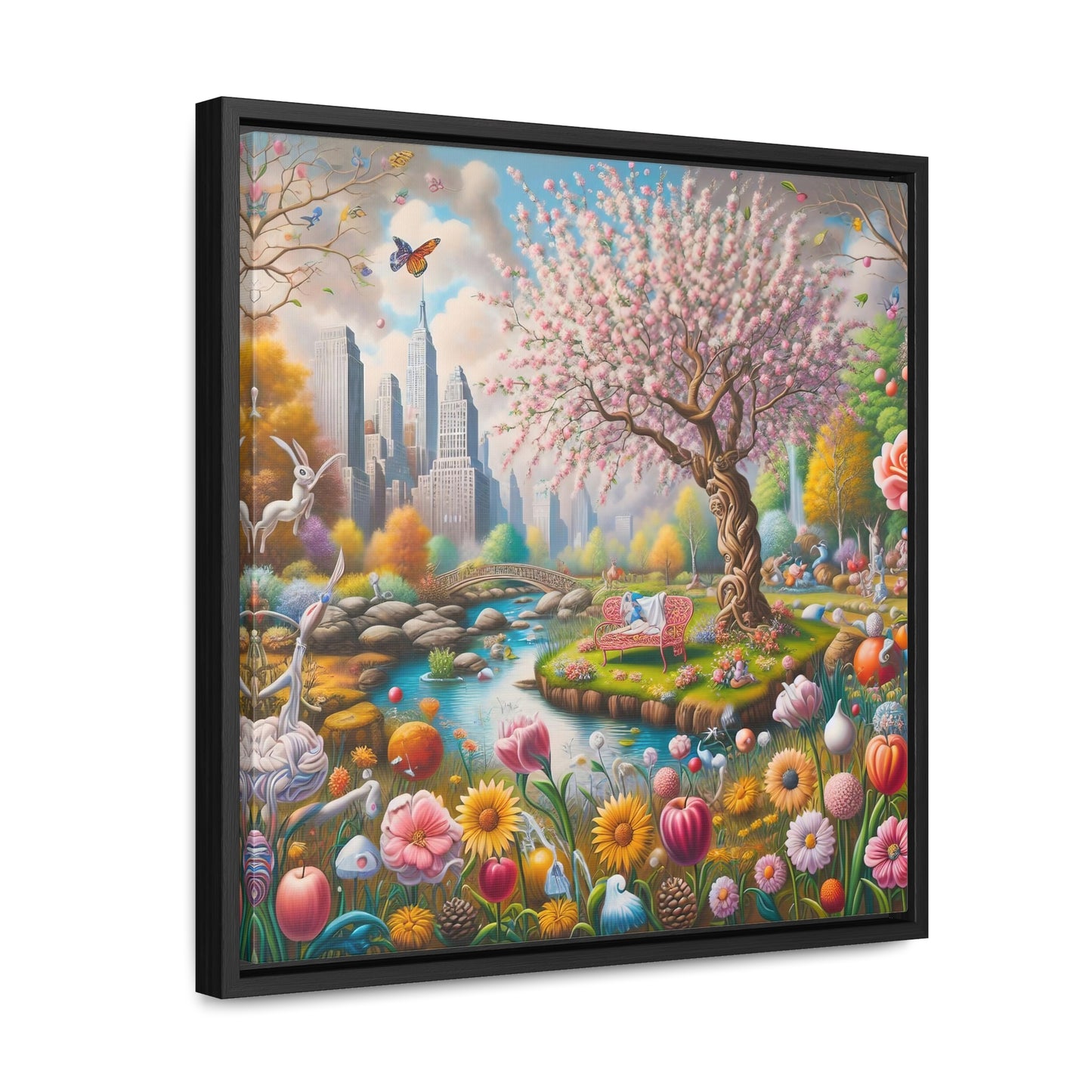 Framed Gallery Canvas Wrap - Spring 135