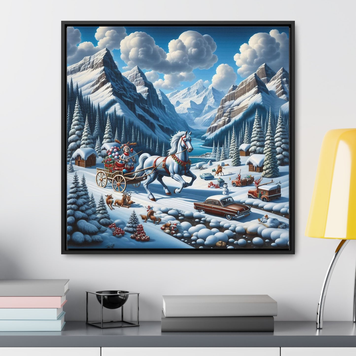 Framed Gallery Canvas Wrap - Winter 107