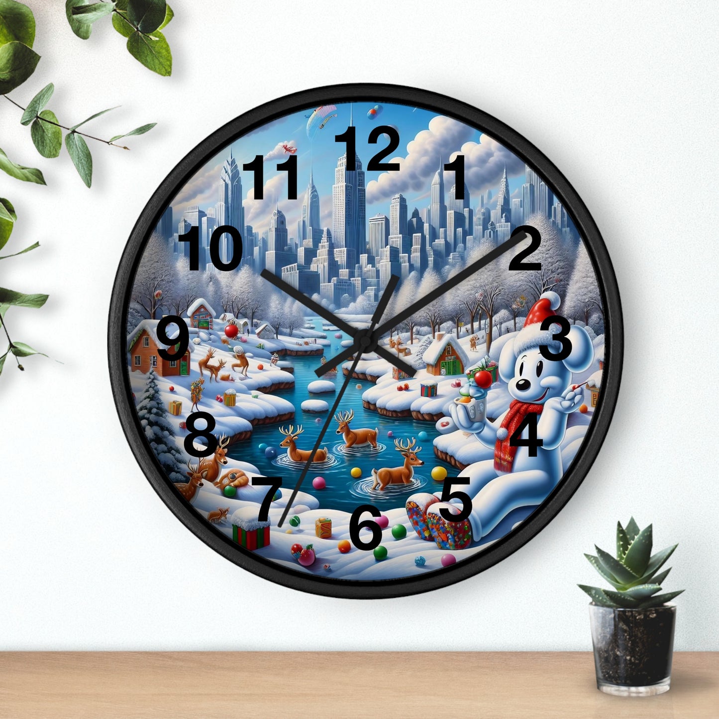 Wall Clock - Winter 126