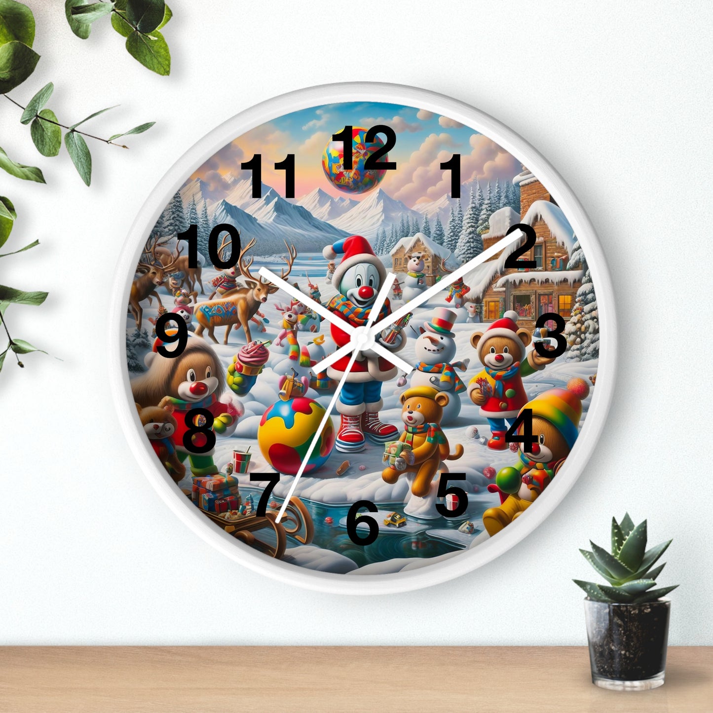 Wall Clock - Winter 108