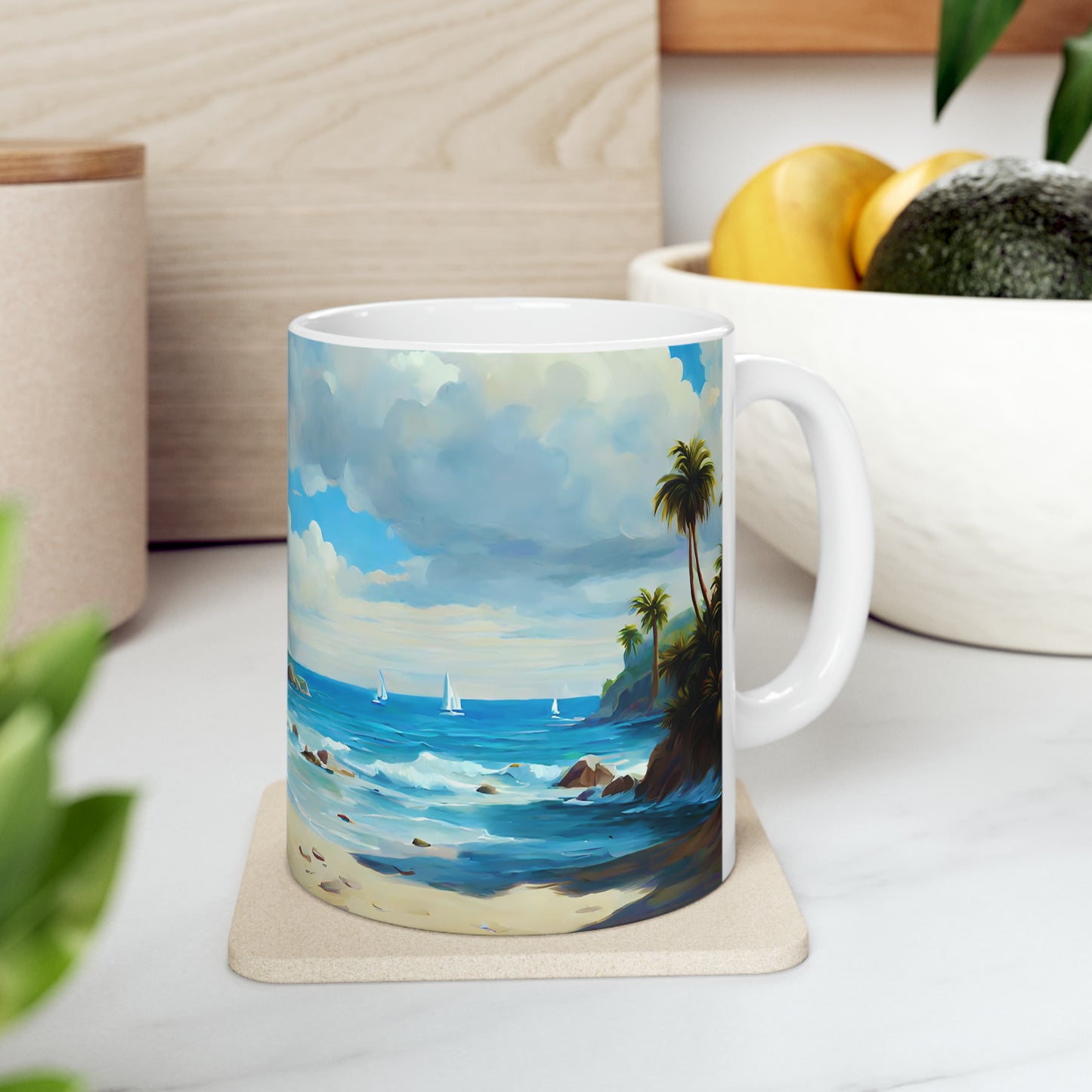 Ceramic Mug 11oz - Beach 2015