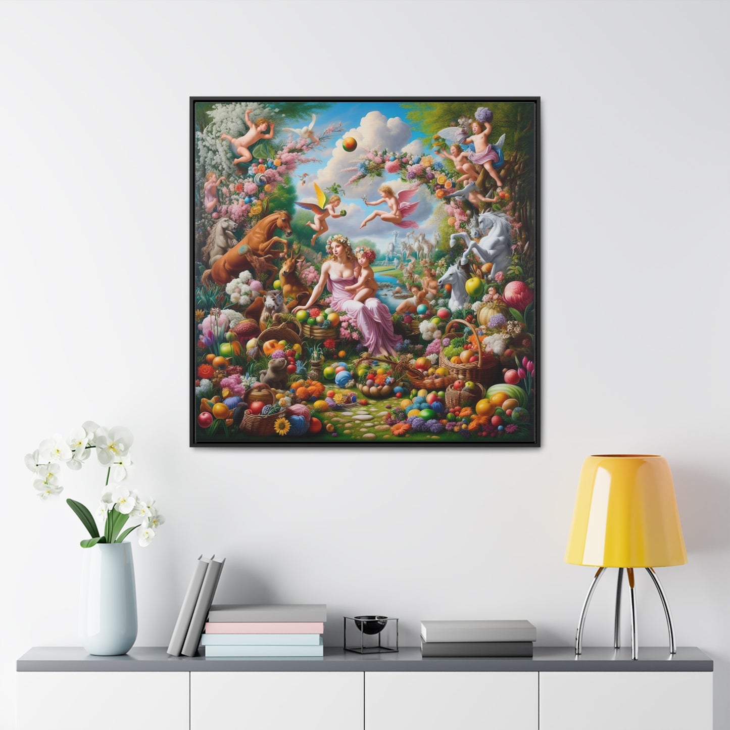 Framed Gallery Canvas Wrap - Spring 6