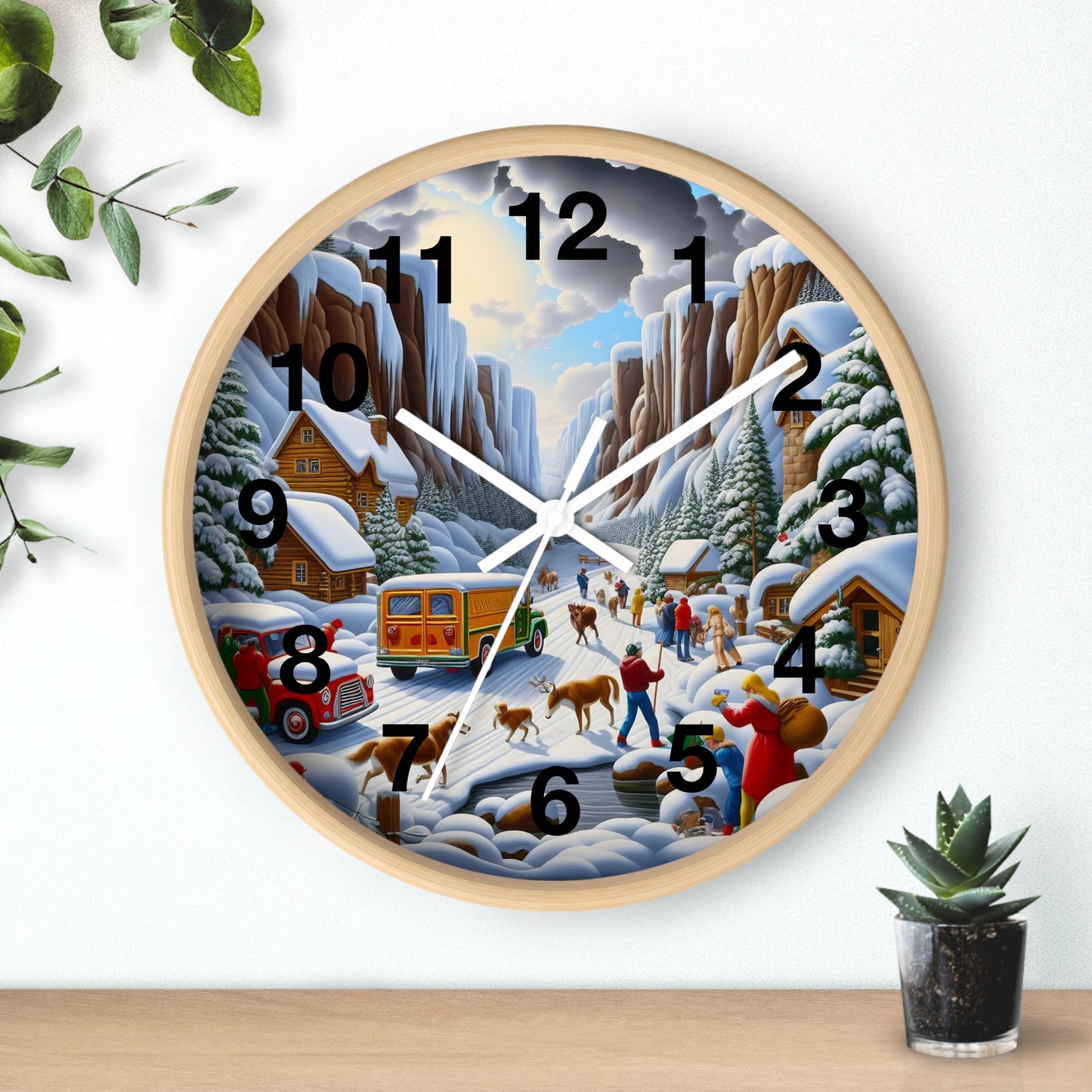 Wall Clock - Winter 120