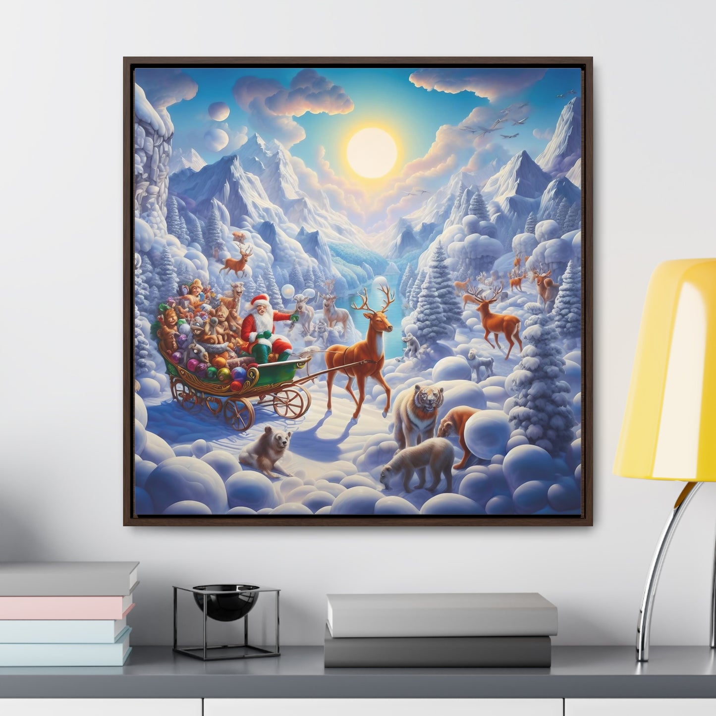 Framed Gallery Canvas Wrap - Winter 123