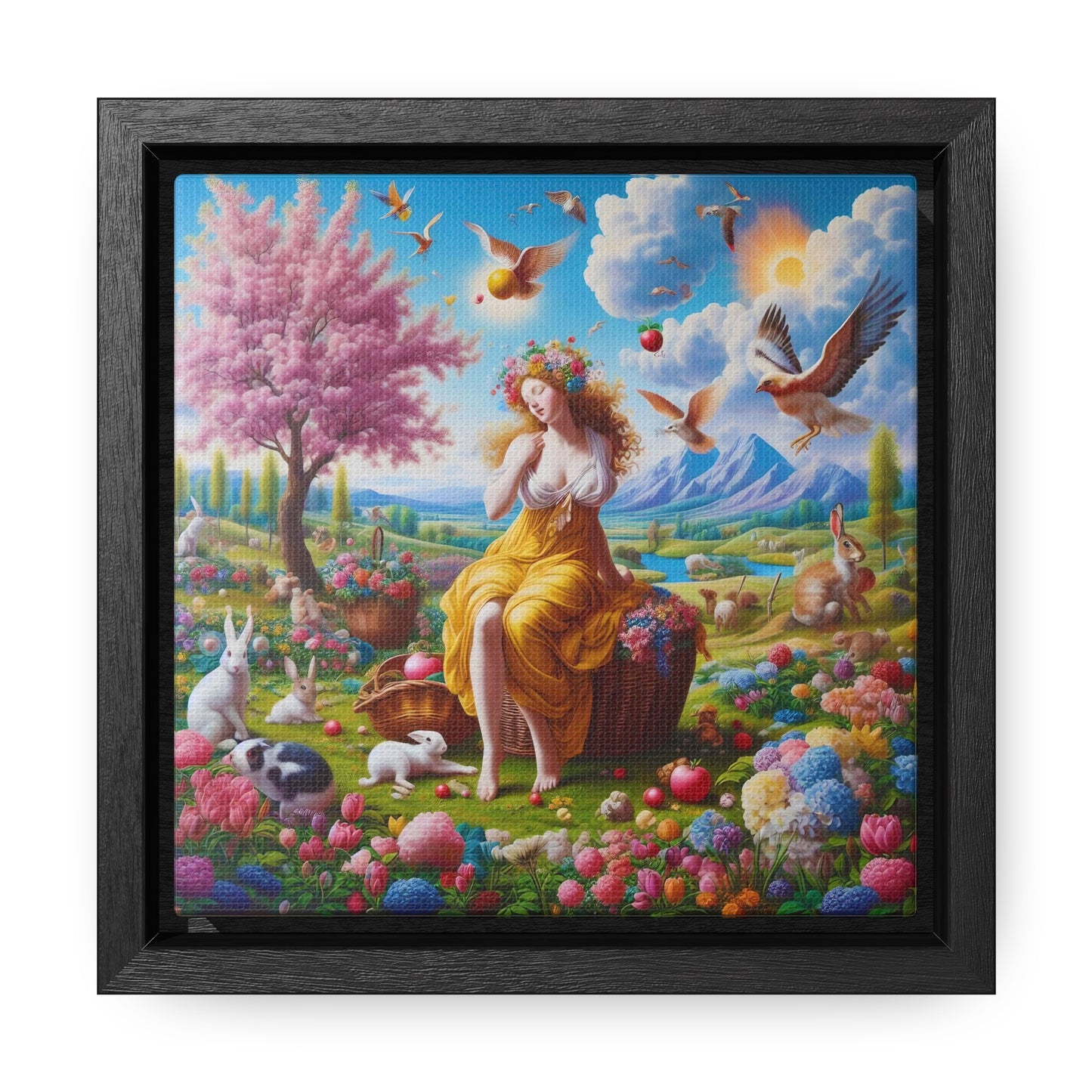 Framed Gallery Canvas Wrap - Spring 116