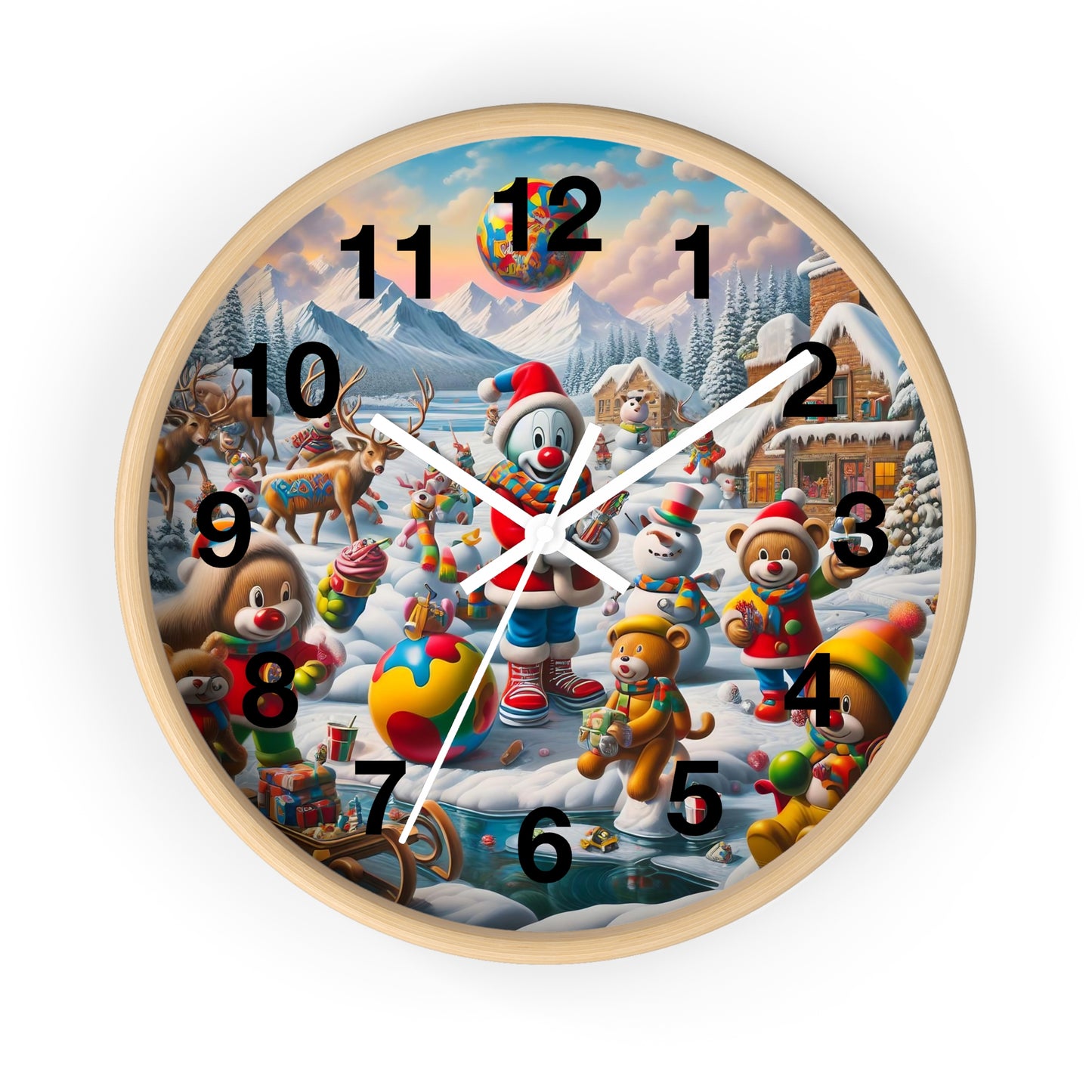 Wall Clock - Winter 108