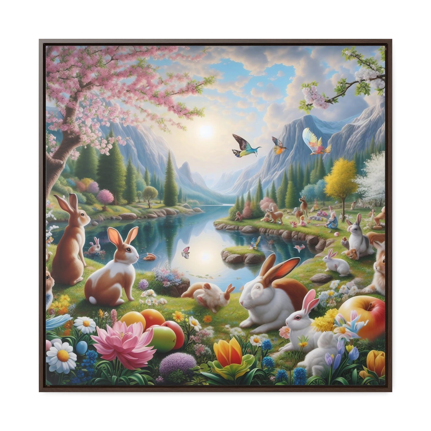 Framed Gallery Canvas Wrap - Spring 15