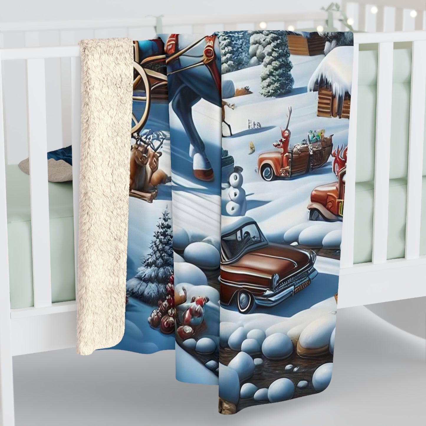 Sherpa Fleece Blanket - Winter 107