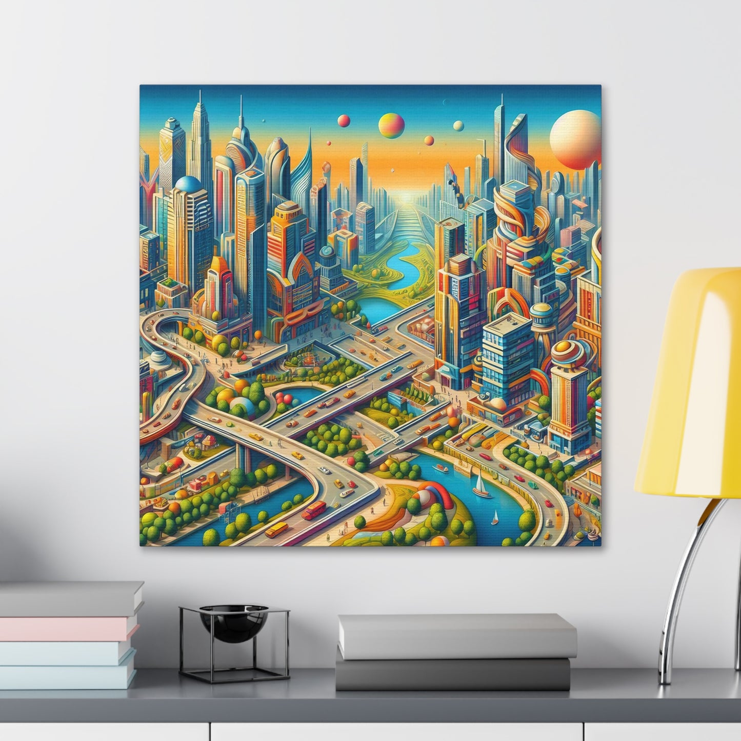 Canvas Gallery Wrap - City 9