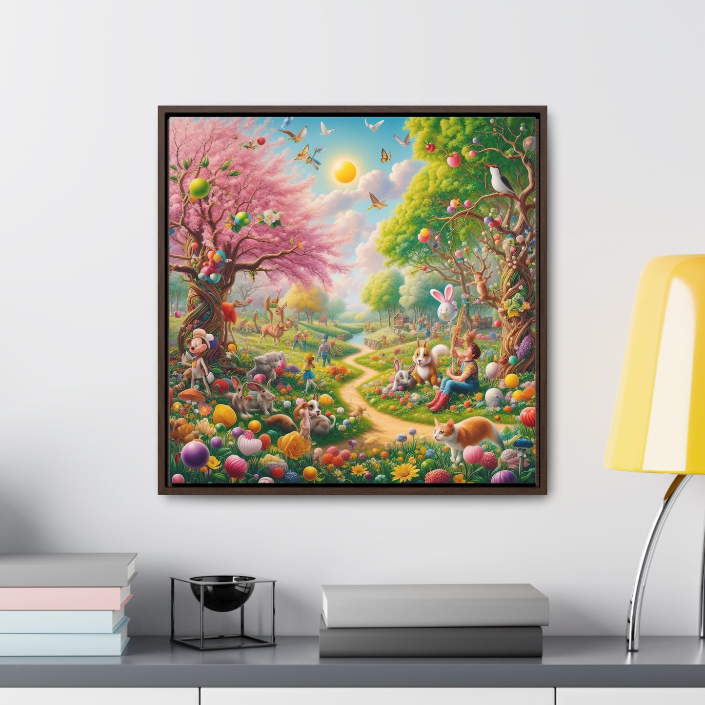 Framed Gallery Canvas Wrap - Spring 126