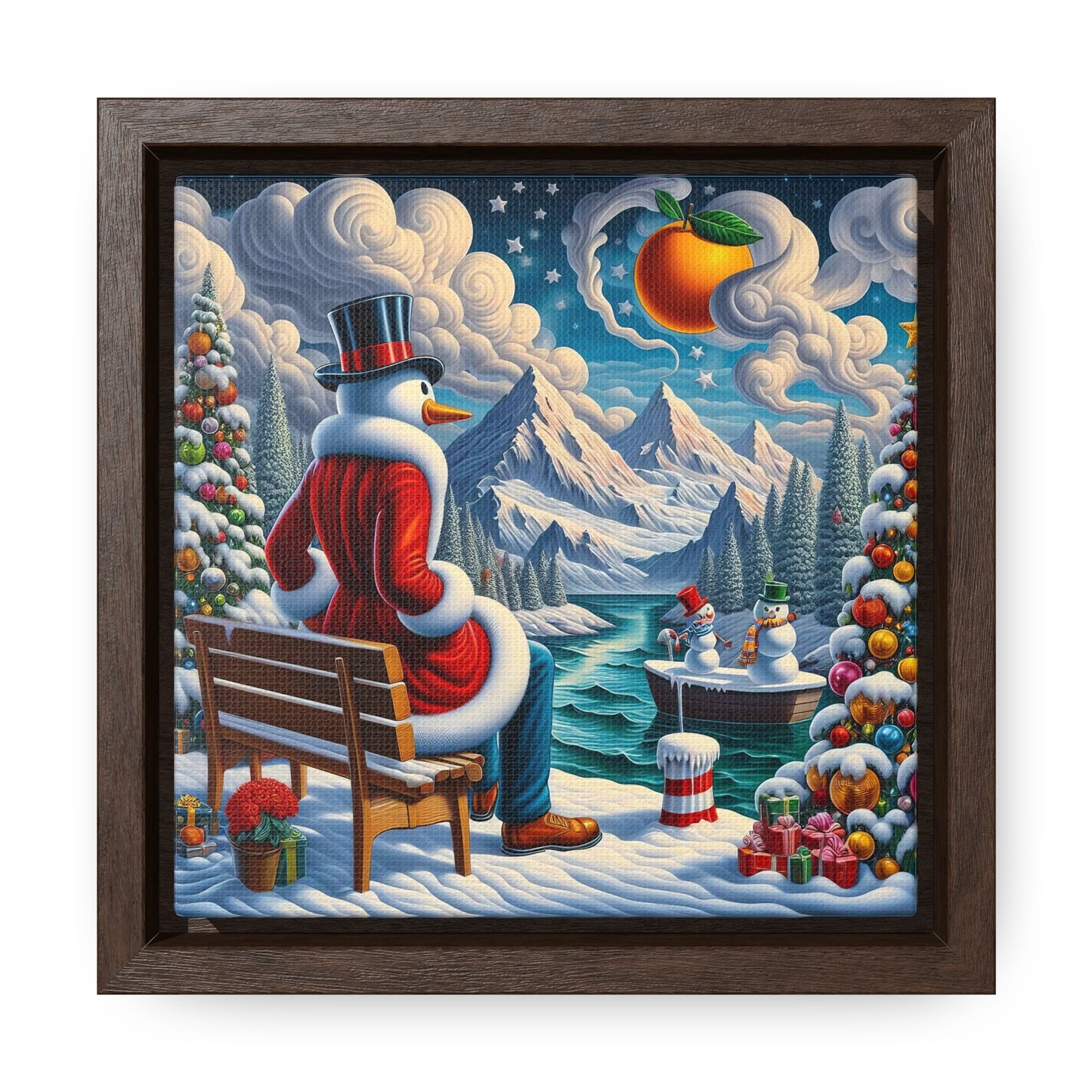 Framed Gallery Canvas Wrap - Winter 101