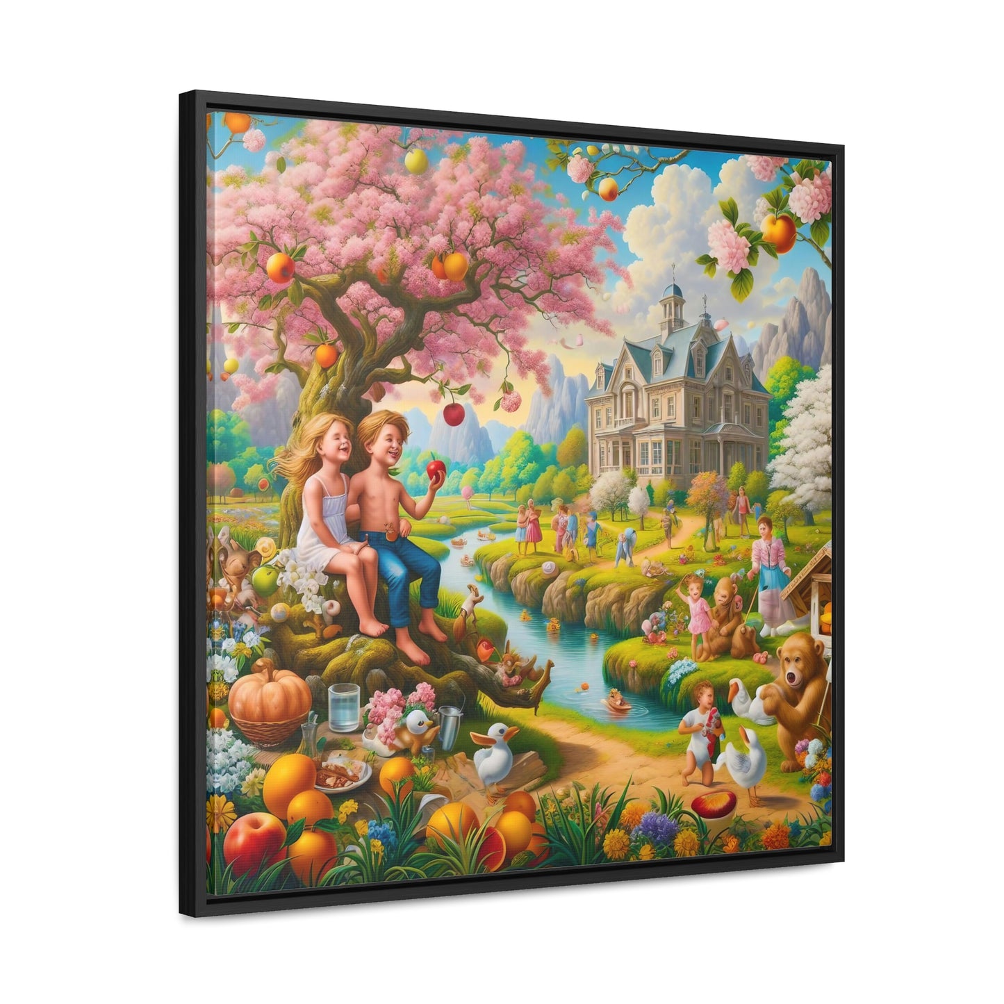 Framed Gallery Canvas Wrap - Spring 35