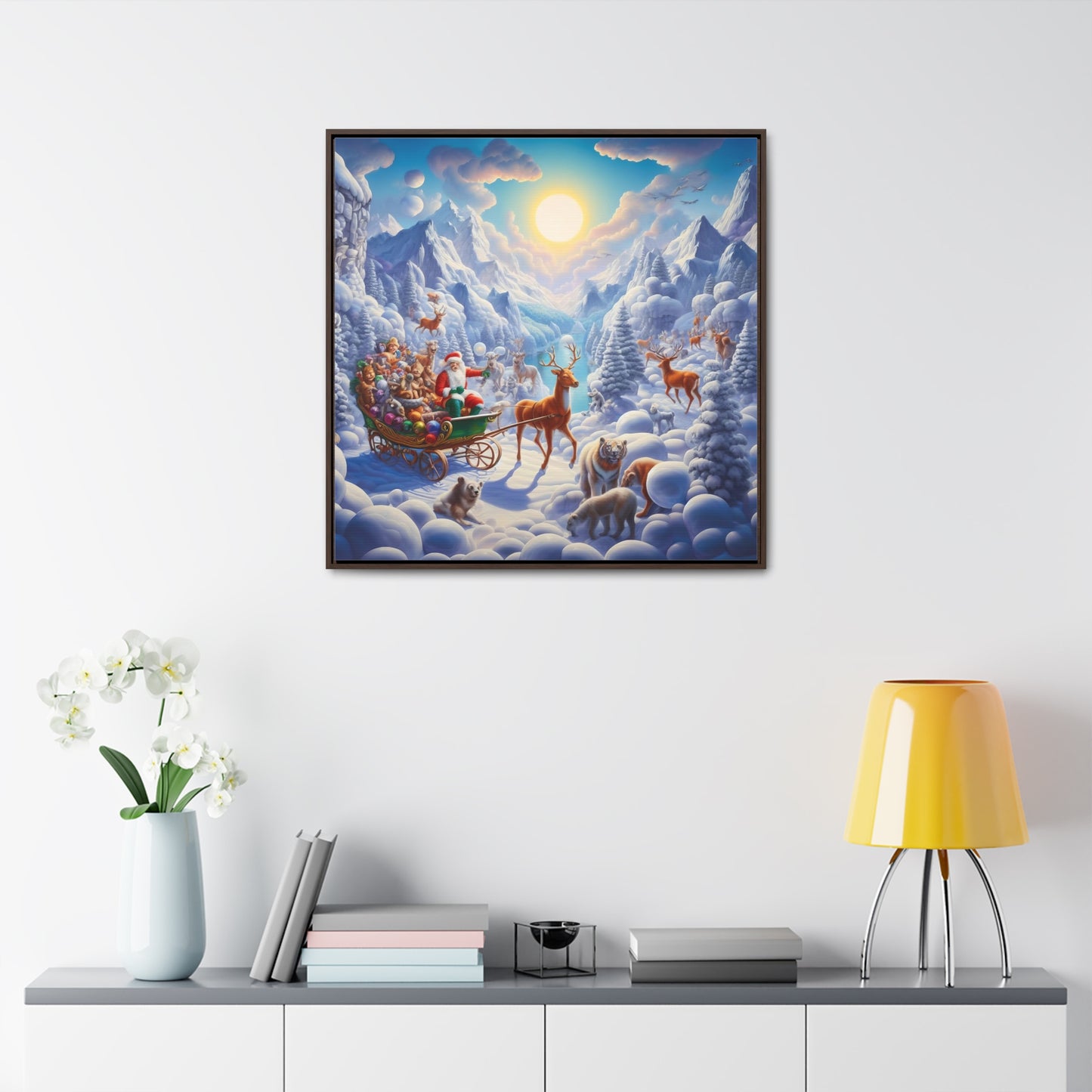 Framed Gallery Canvas Wrap - Winter 123