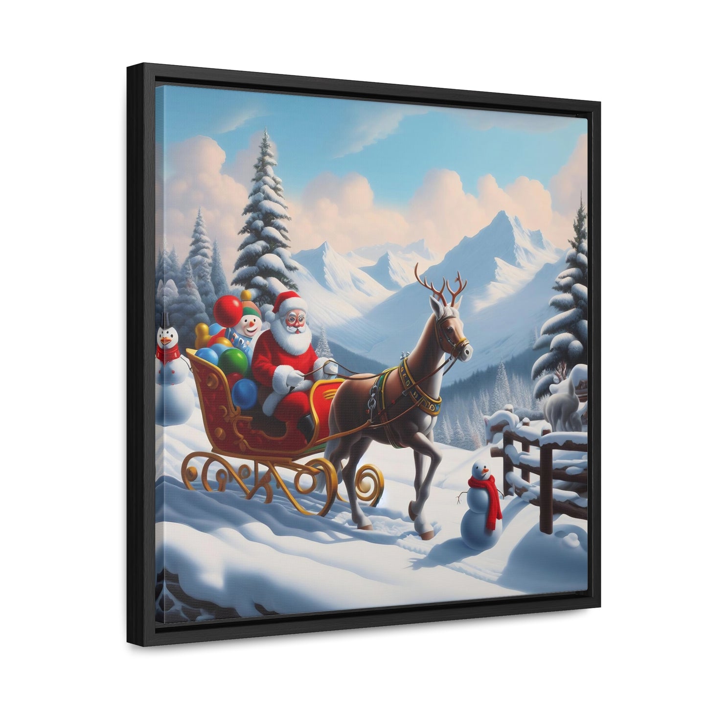 Framed Gallery Canvas Wrap - Winter 125